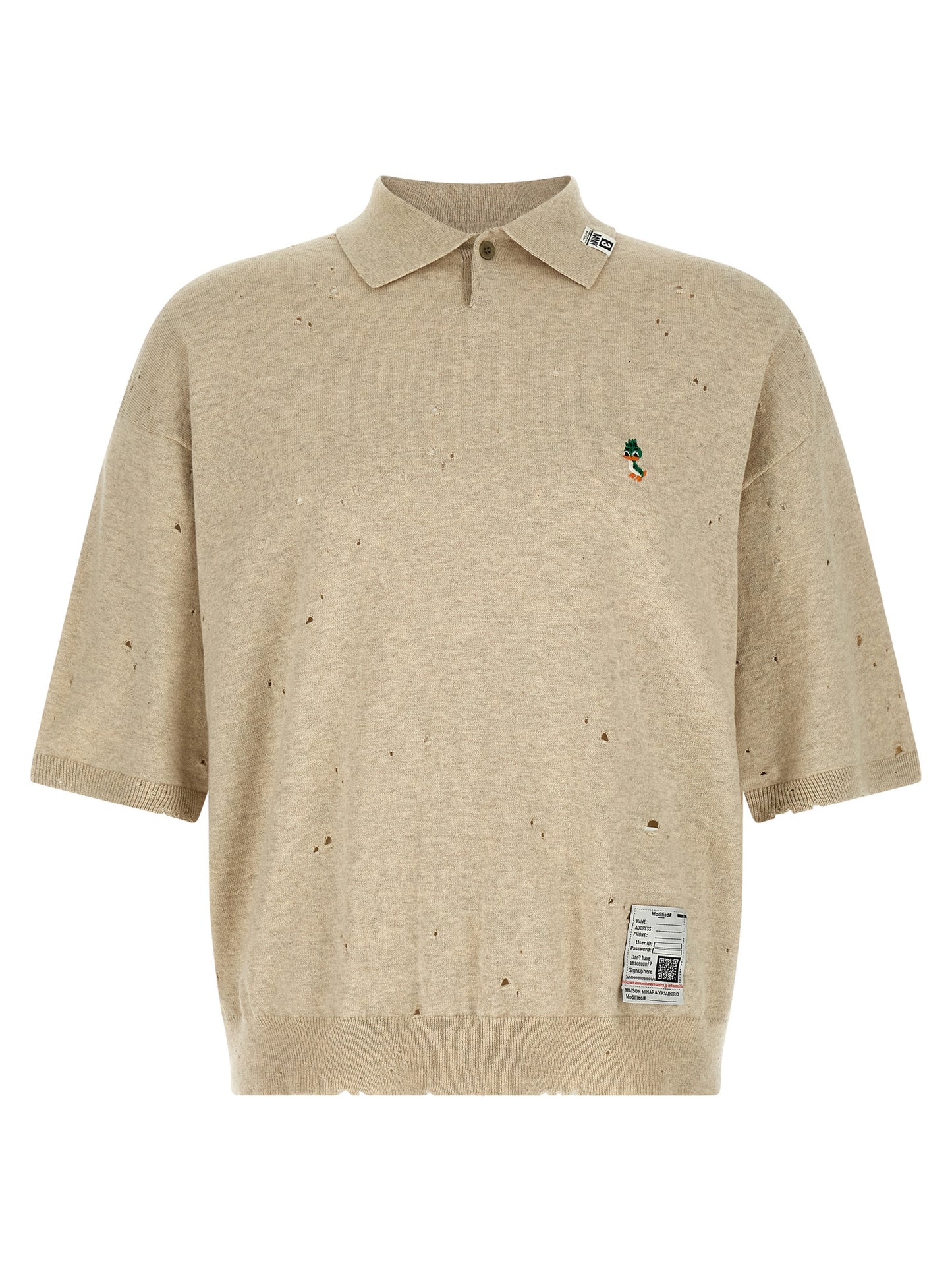 Maison Mihara Yasuhiro Men Embroidery Polo Shirt MAISON MIHARA YASUHIRO