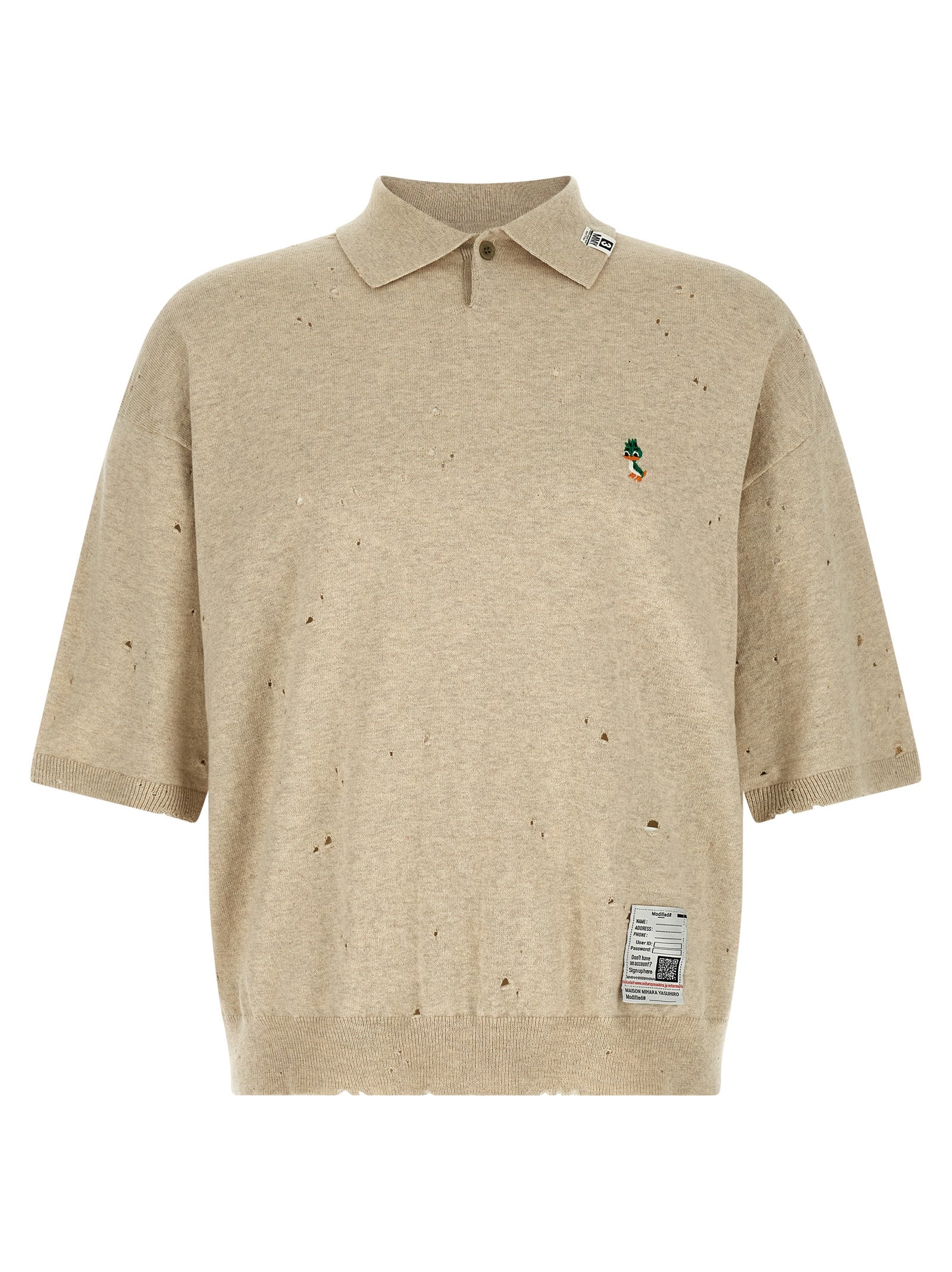 Maison Mihara Yasuhiro Men Embroidery Polo Shirt MAISON MIHARA YASUHIRO