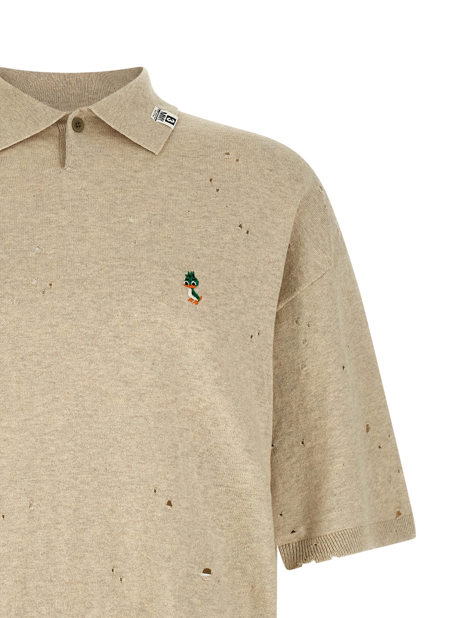 Maison Mihara Yasuhiro Men Embroidery Polo Shirt MAISON MIHARA YASUHIRO