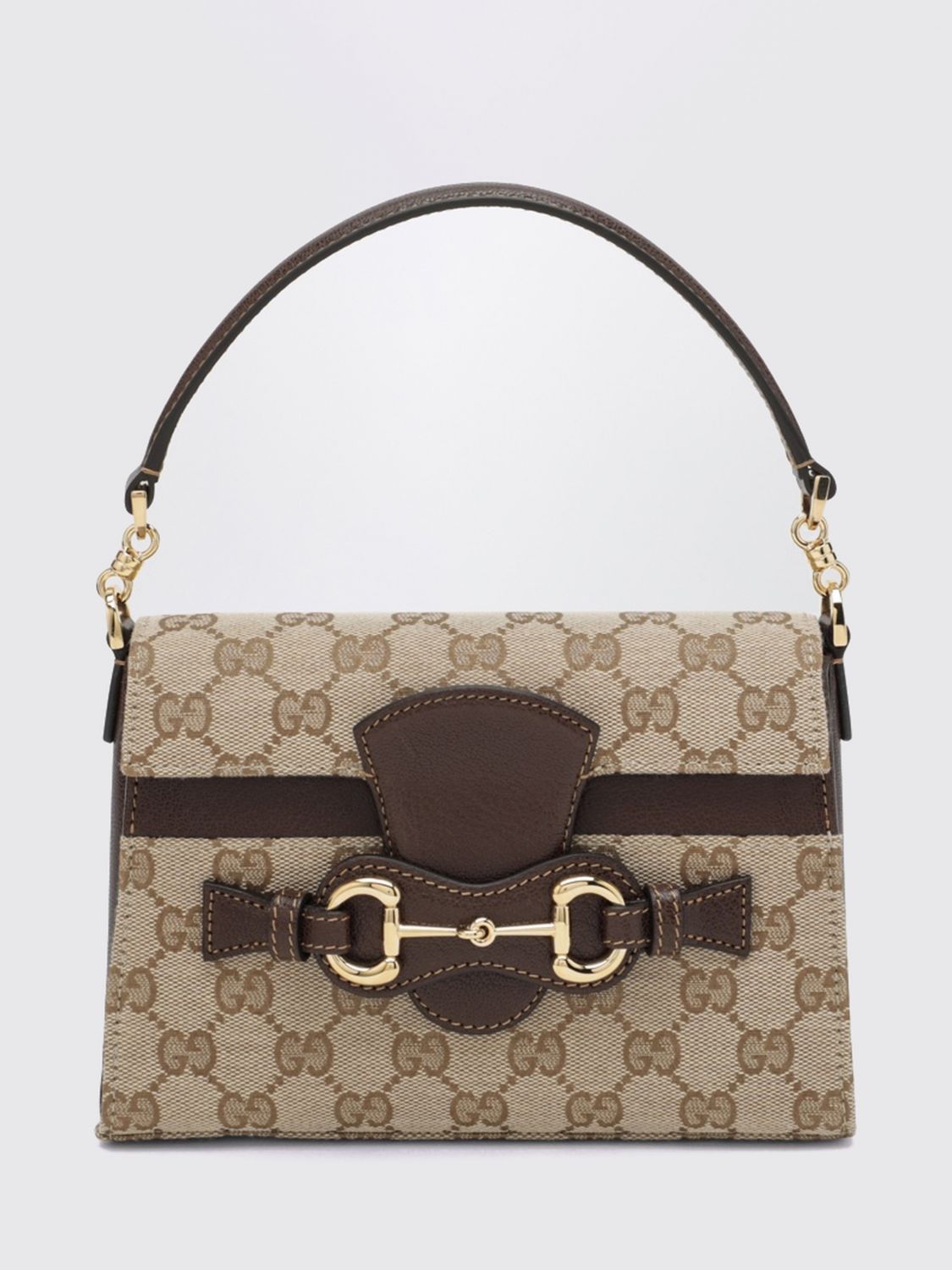 Gucci Women Horsebit Duomo Mini Handbag Gucci In Gg Jacquard And Leather GUCCI