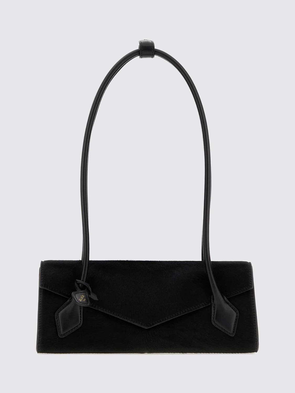 Alaia Women Le Teckel Flap Leather Shoulder Bag Alaia With Envelope Closure ALAIA
