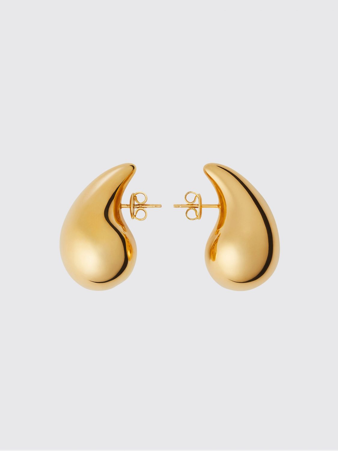 Bottega Veneta Women Bottega Veneta Gold-Plated Sterling Silver Teardrop Earrings BOTTEGA VENETA