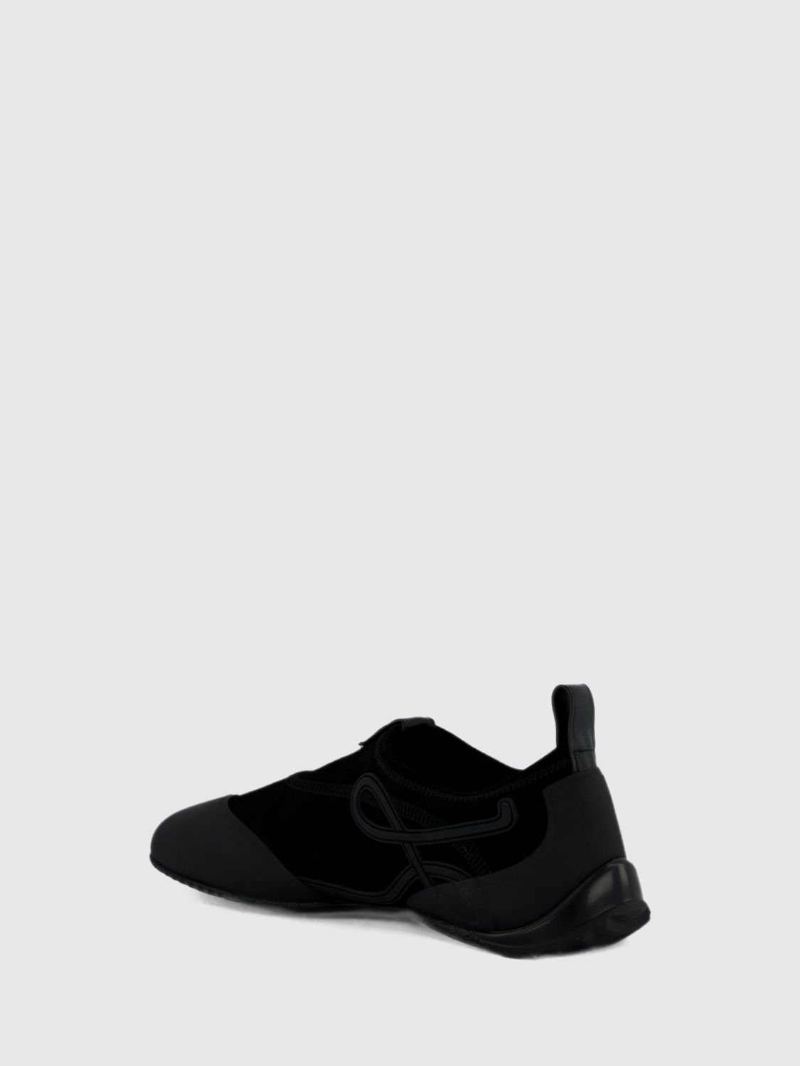 Loewe Men Loewe Grip Aqua Suede Slip-On Trainers With Rubber Sole LOEWE