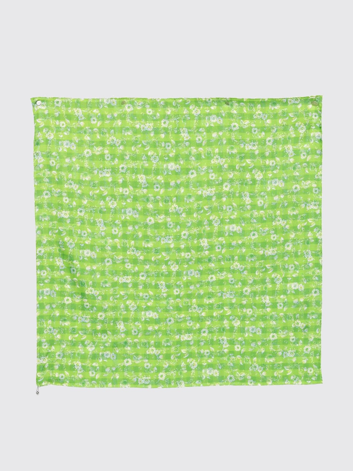 Loewe Women Cosima Von Bonin X Loewe Floral Print Silk Twill Scarf LOEWE