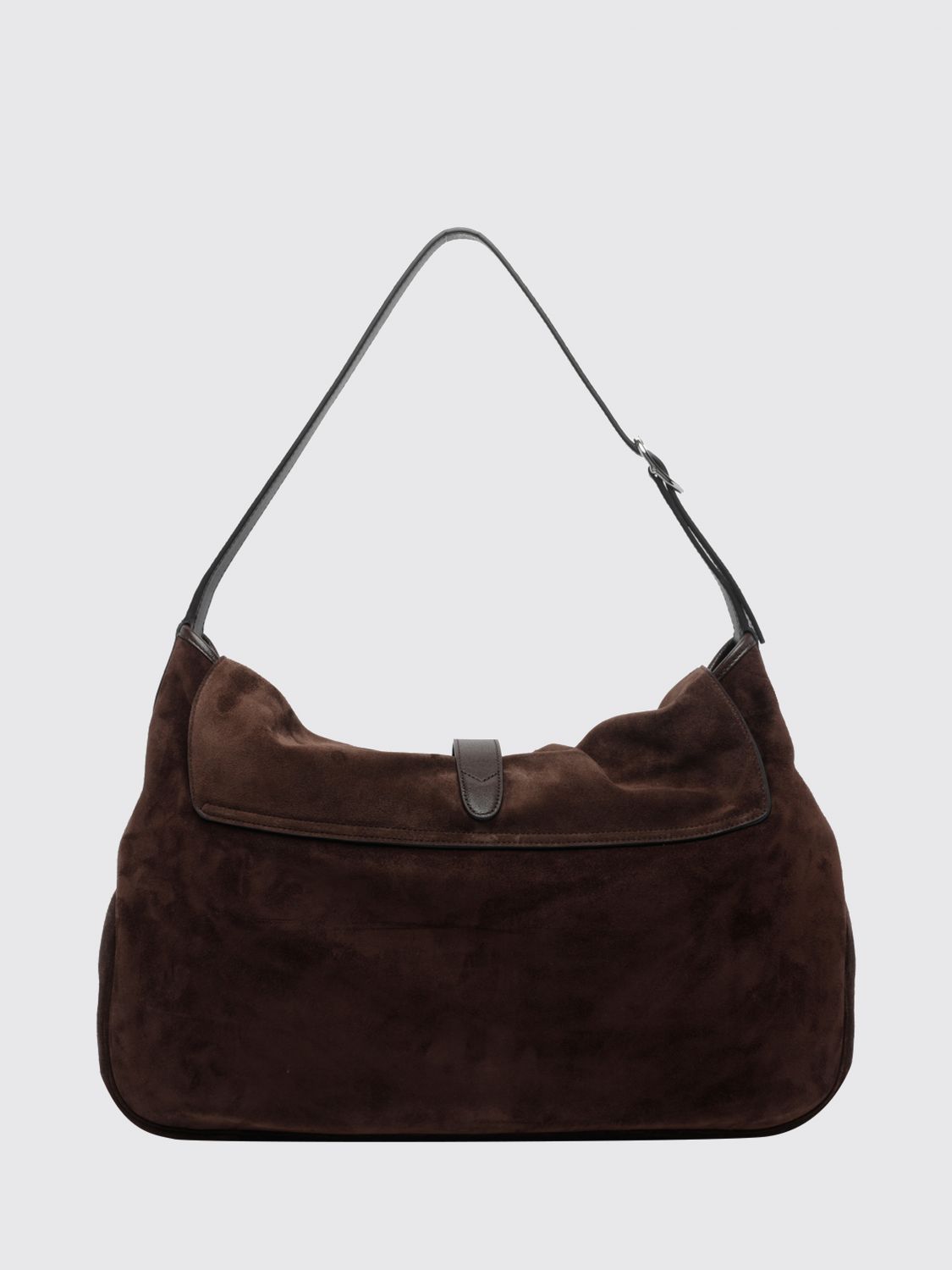Gucci Men Jackie Flap Suede Calfskin Messenger Bag Gucci GUCCI