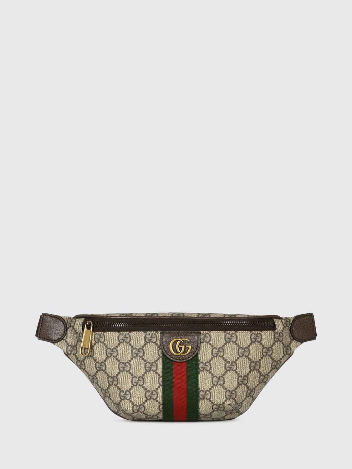 Gucci Men Ophidia Gg Supreme Fabric Belt Bag Gucci With Monogram Pattern GUCCI