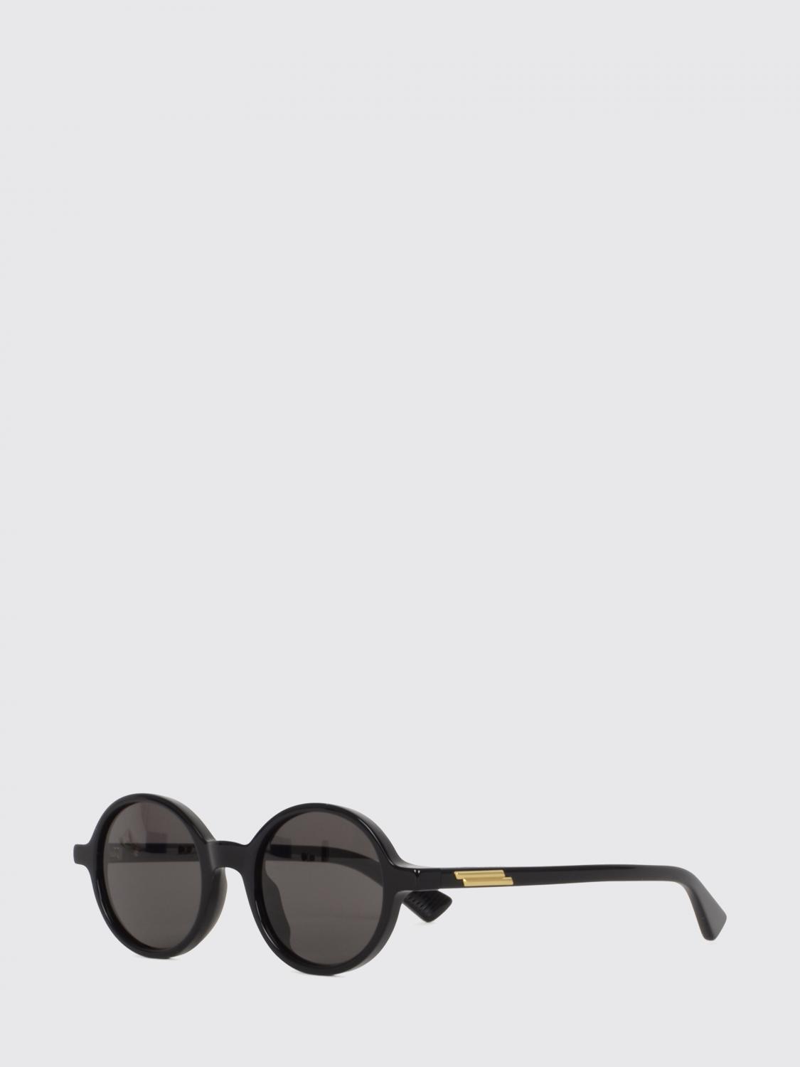 Bottega Veneta Men Bottega Veneta Rounded Frame Black Acetate Eyeglasses BOTTEGA VENETA