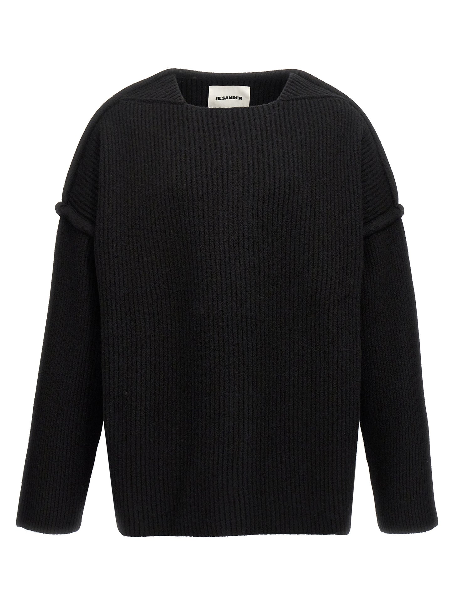 Jil Sander Men Geometric Neckline Sweater JIL SANDER