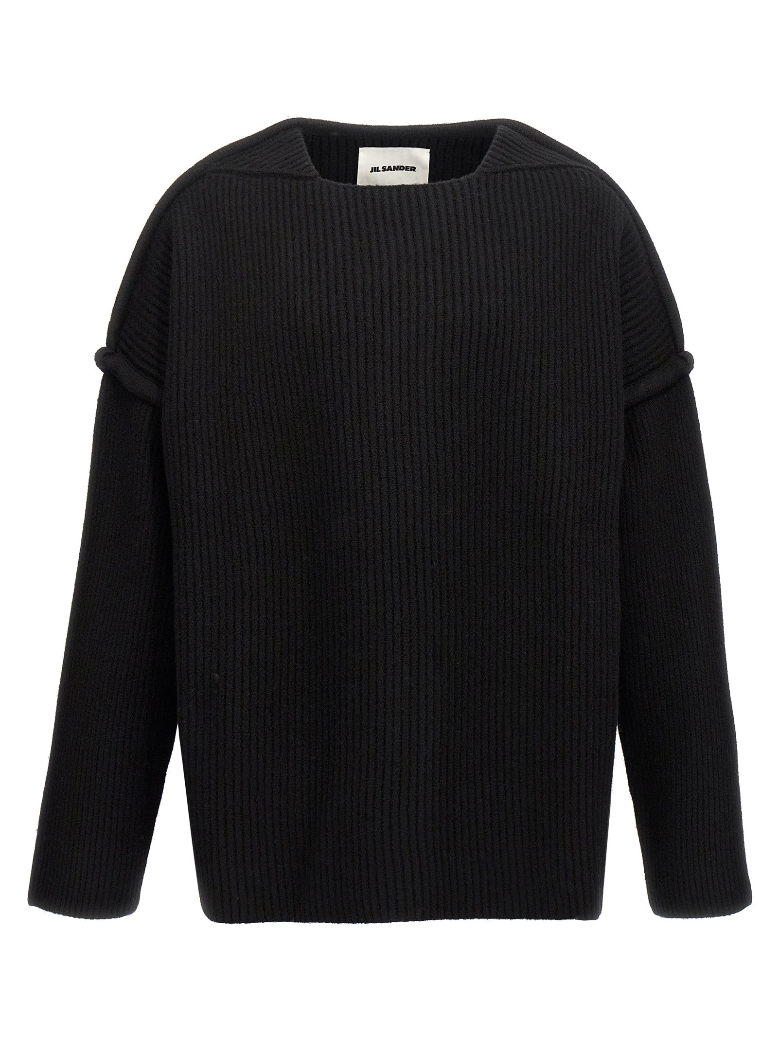 Jil Sander Men Geometric Neckline Sweater JIL SANDER