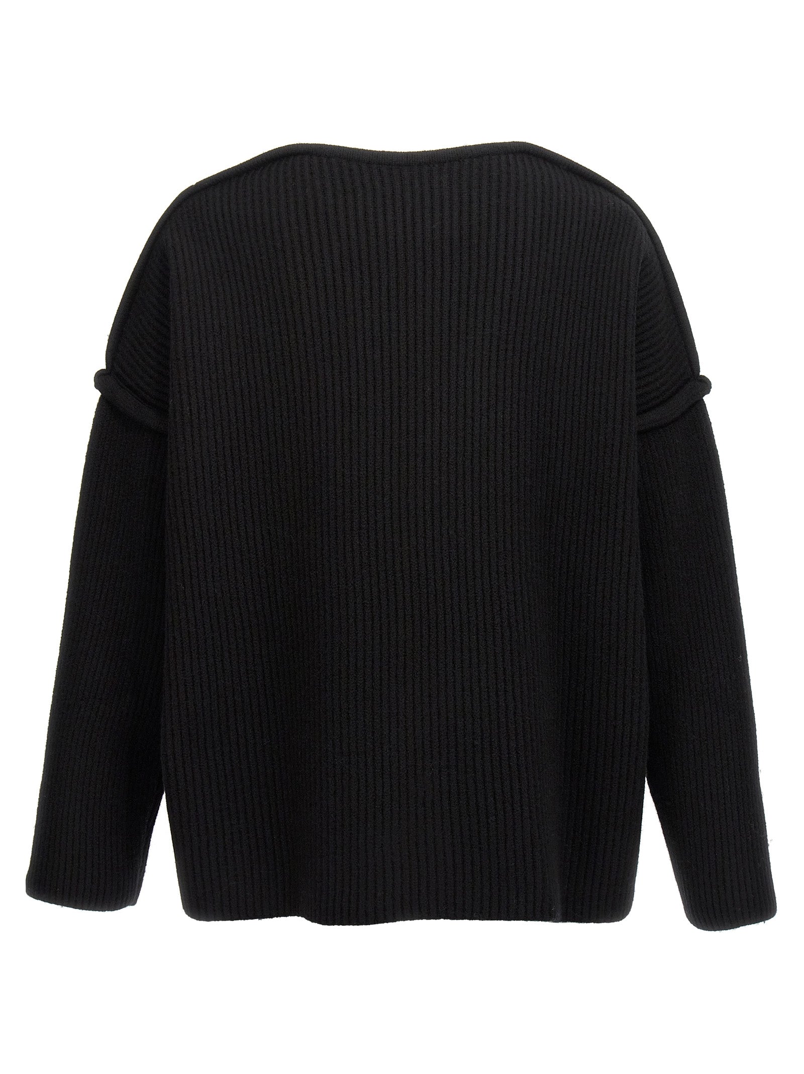 Jil Sander Men Geometric Neckline Sweater JIL SANDER