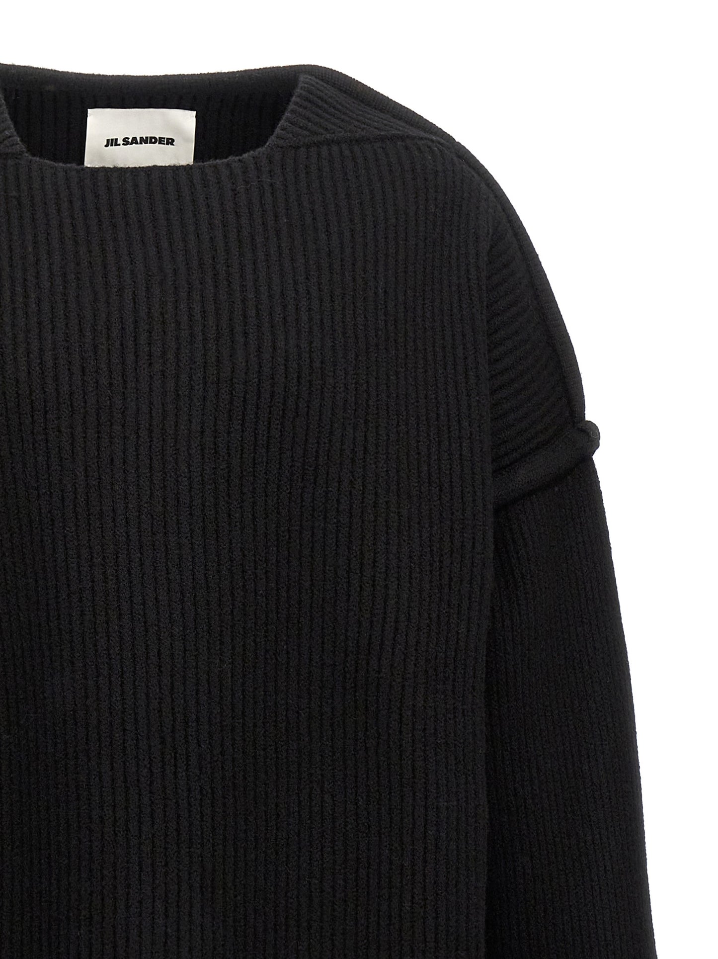Jil Sander Men Geometric Neckline Sweater JIL SANDER