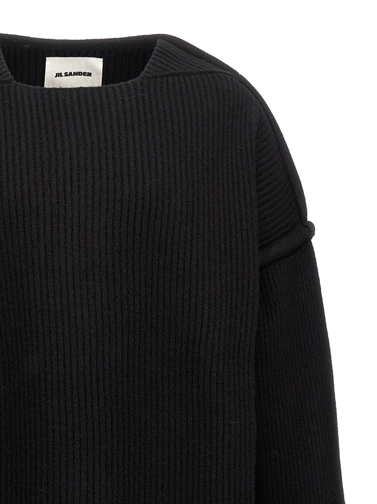 Jil Sander Men Geometric Neckline Sweater JIL SANDER