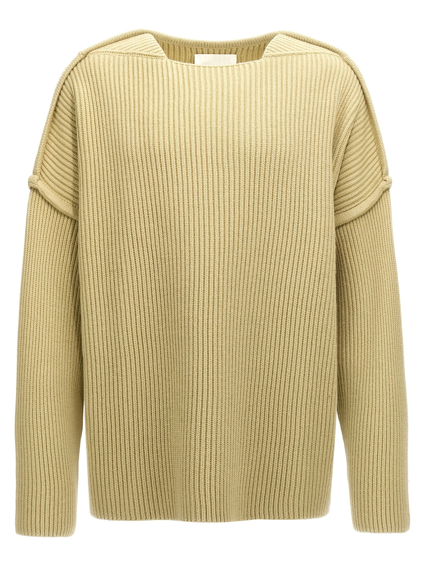 Jil Sander Men Geometric Neckline Sweater JIL SANDER