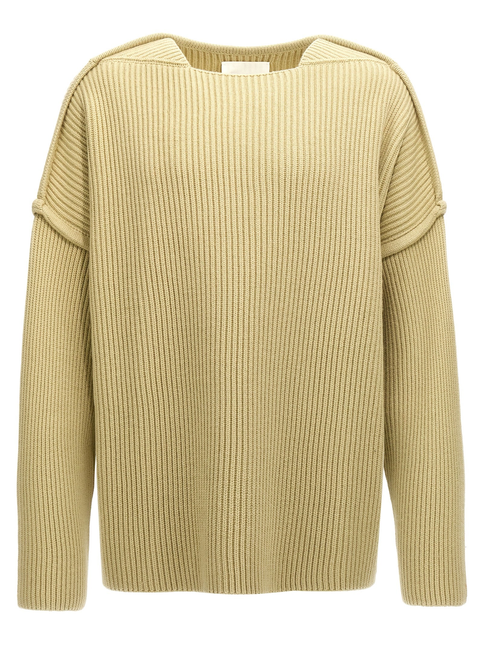 Jil Sander Men Geometric Neckline Sweater JIL SANDER