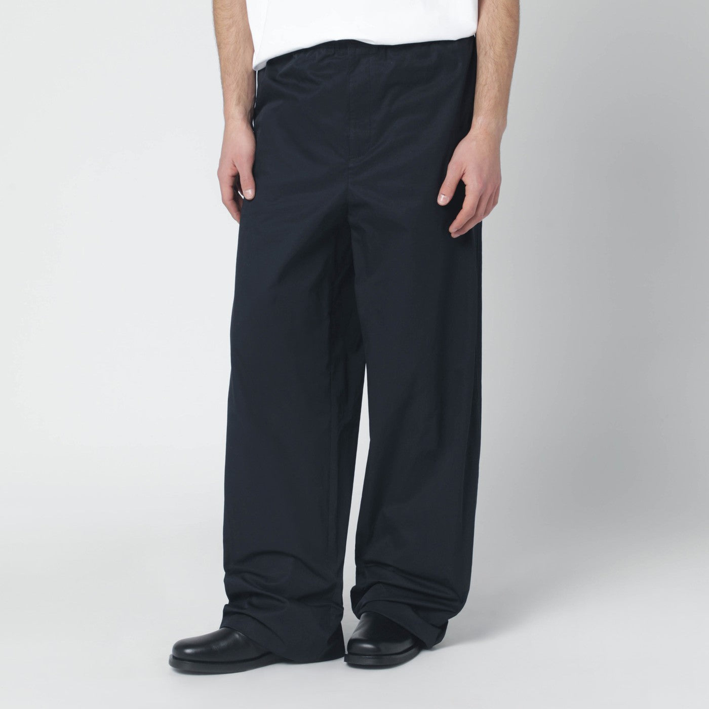 Jil Sander Midnight Blue Cotton Trousers Men JIL SANDER