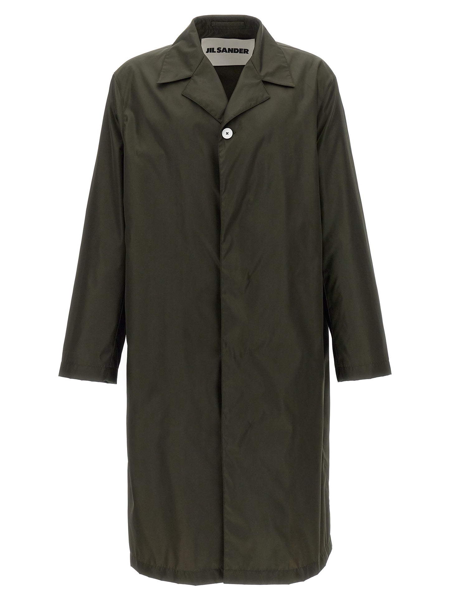 Jil Sander Men Single-Breasted Trench Coat JIL SANDER