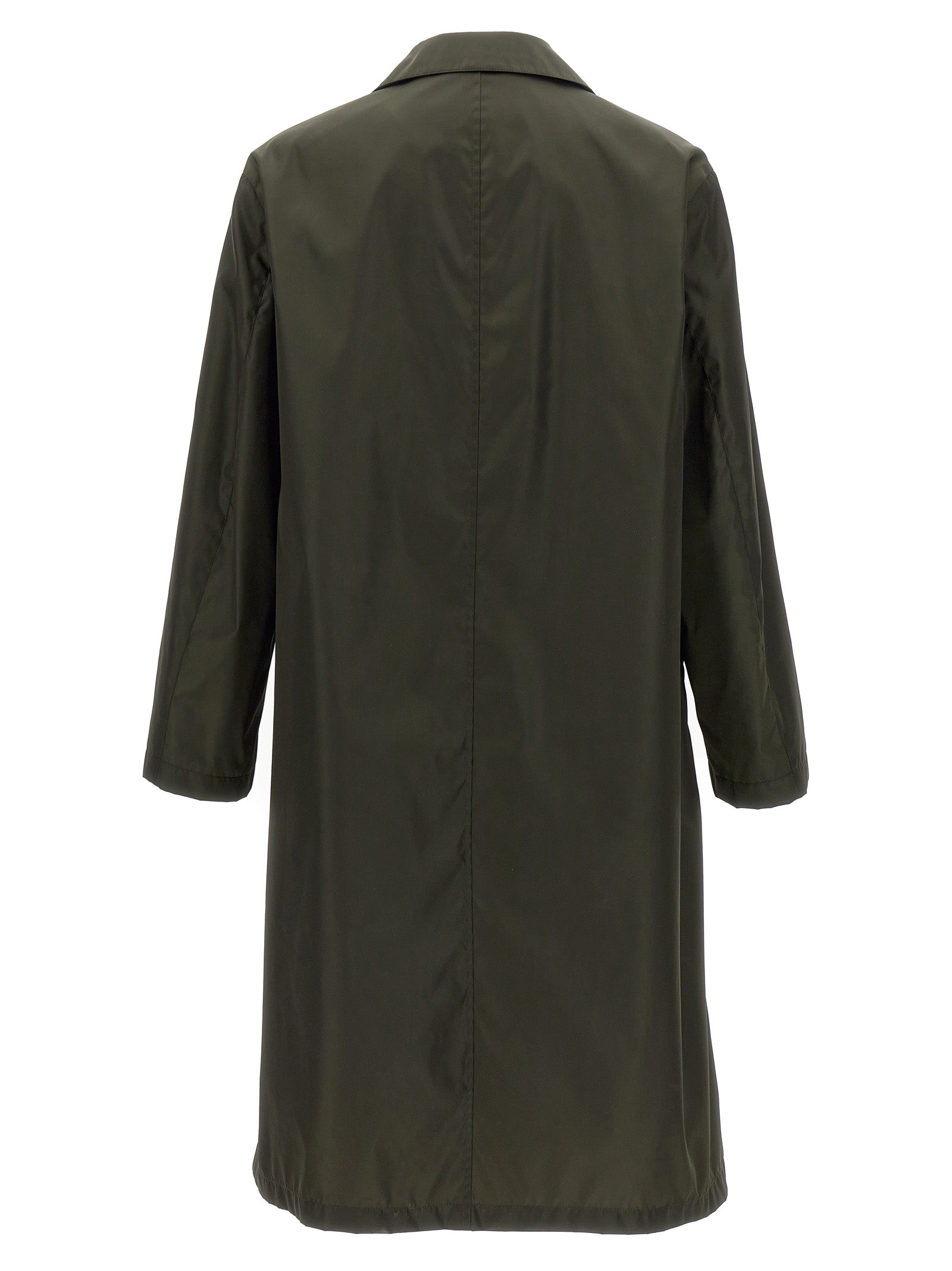 Jil Sander Men Single-Breasted Trench Coat JIL SANDER