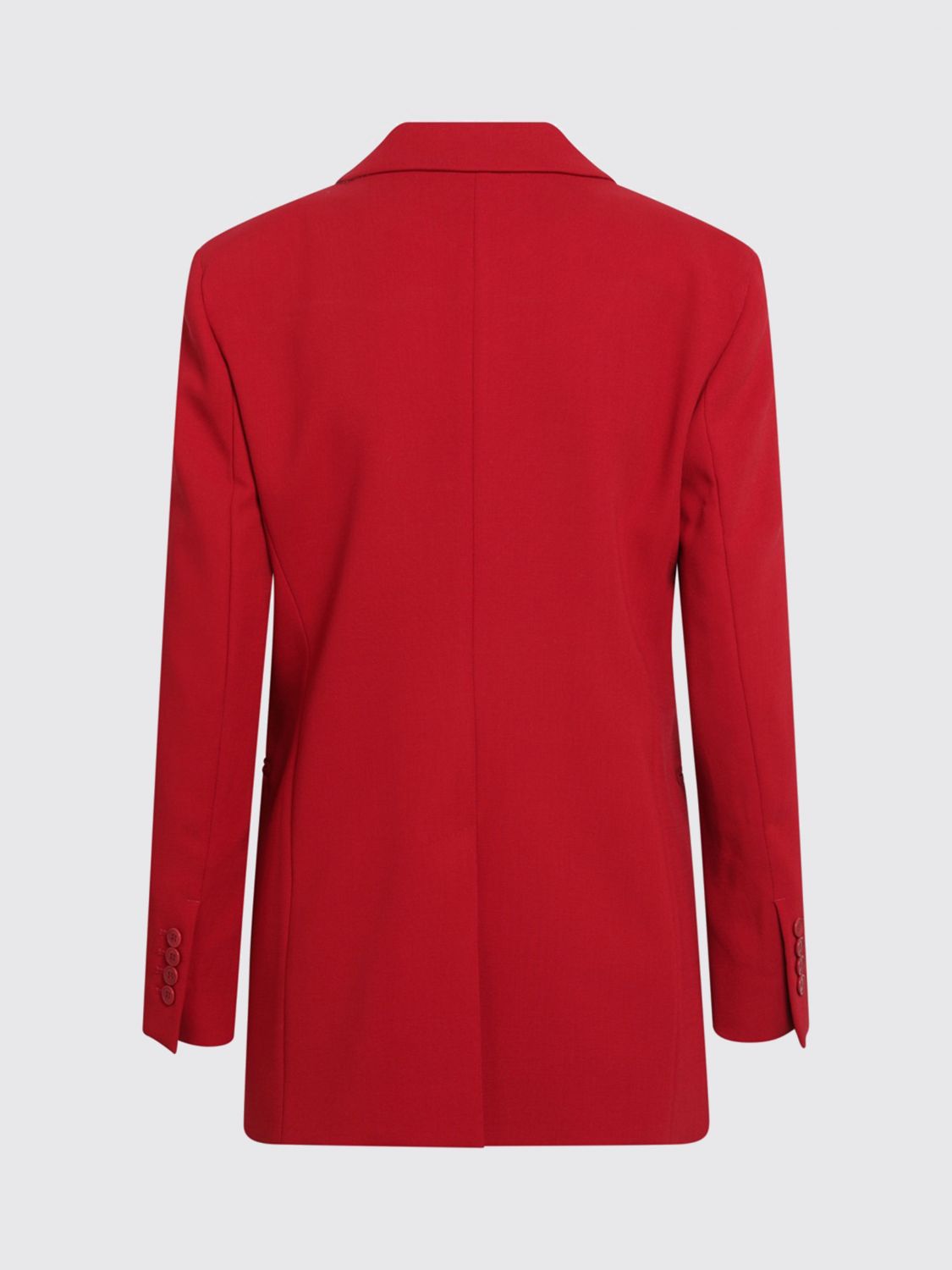 Max Mara Women Max Mara Single-Breasted Cropped Blazer In Virgin Wool With Lapel Collar MAX MARA