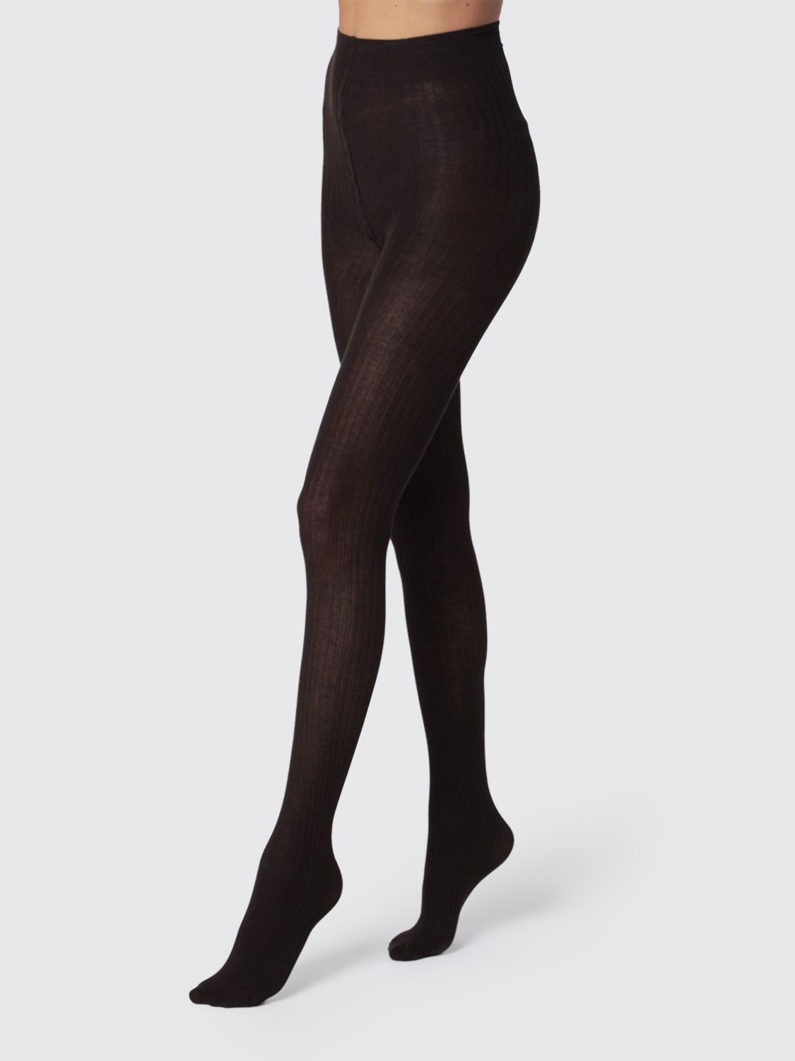 Max Mara Women Max Mara Rib-Knitted Pure Cashmere Tights With Elasticated Waist MAX MARA