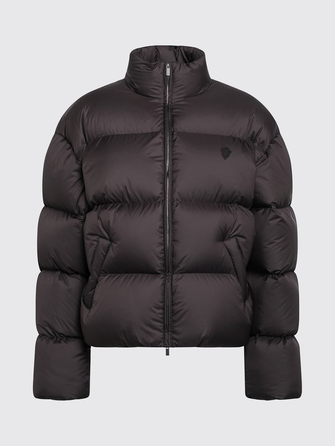 Gucci Women Gucci Short Water-Repellent Quilted Nylon Down Jacket With High Neck GUCCI