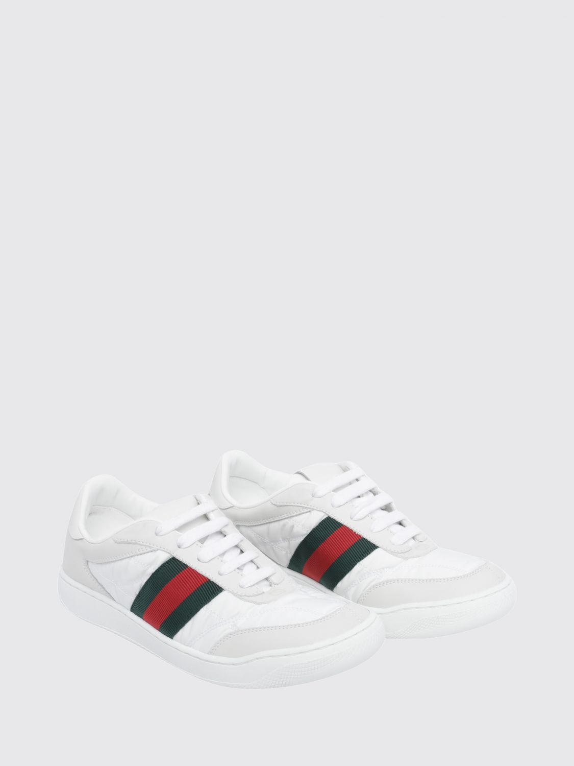 Gucci Women Gucci Screener Sneakers With Iconic Striped Web Detail GUCCI