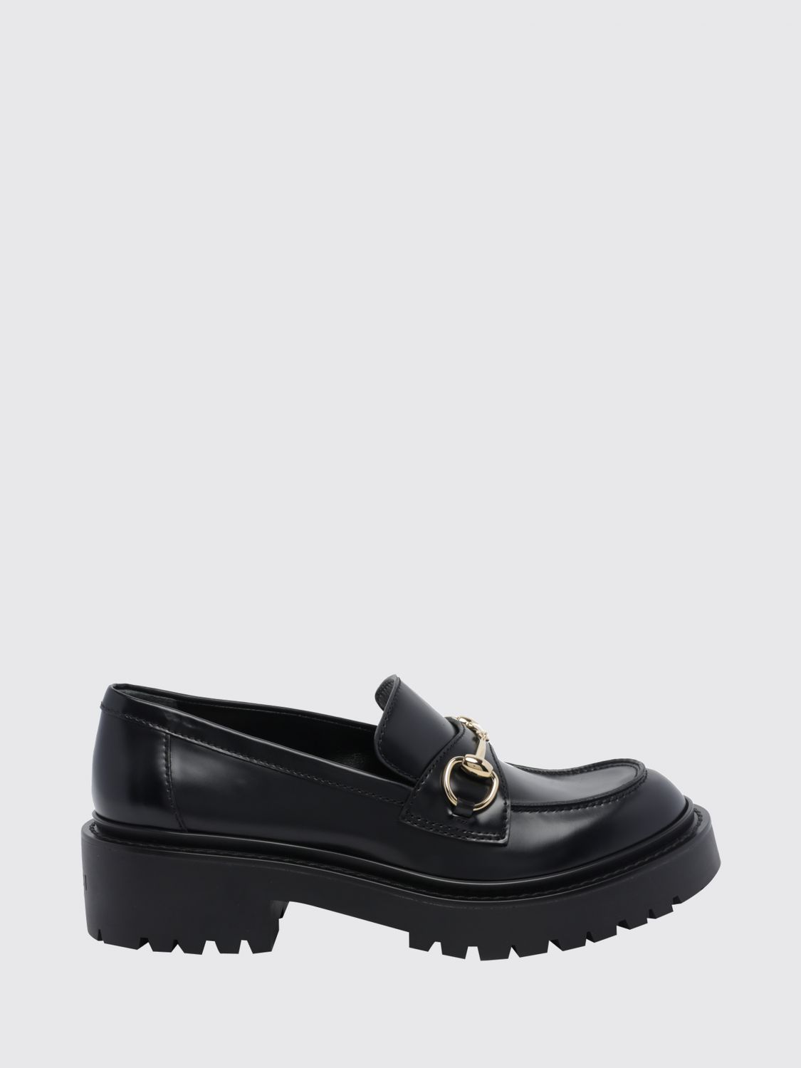 Gucci Women Gucci Horsebit Calfskin Loafers With Notched Sole GUCCI