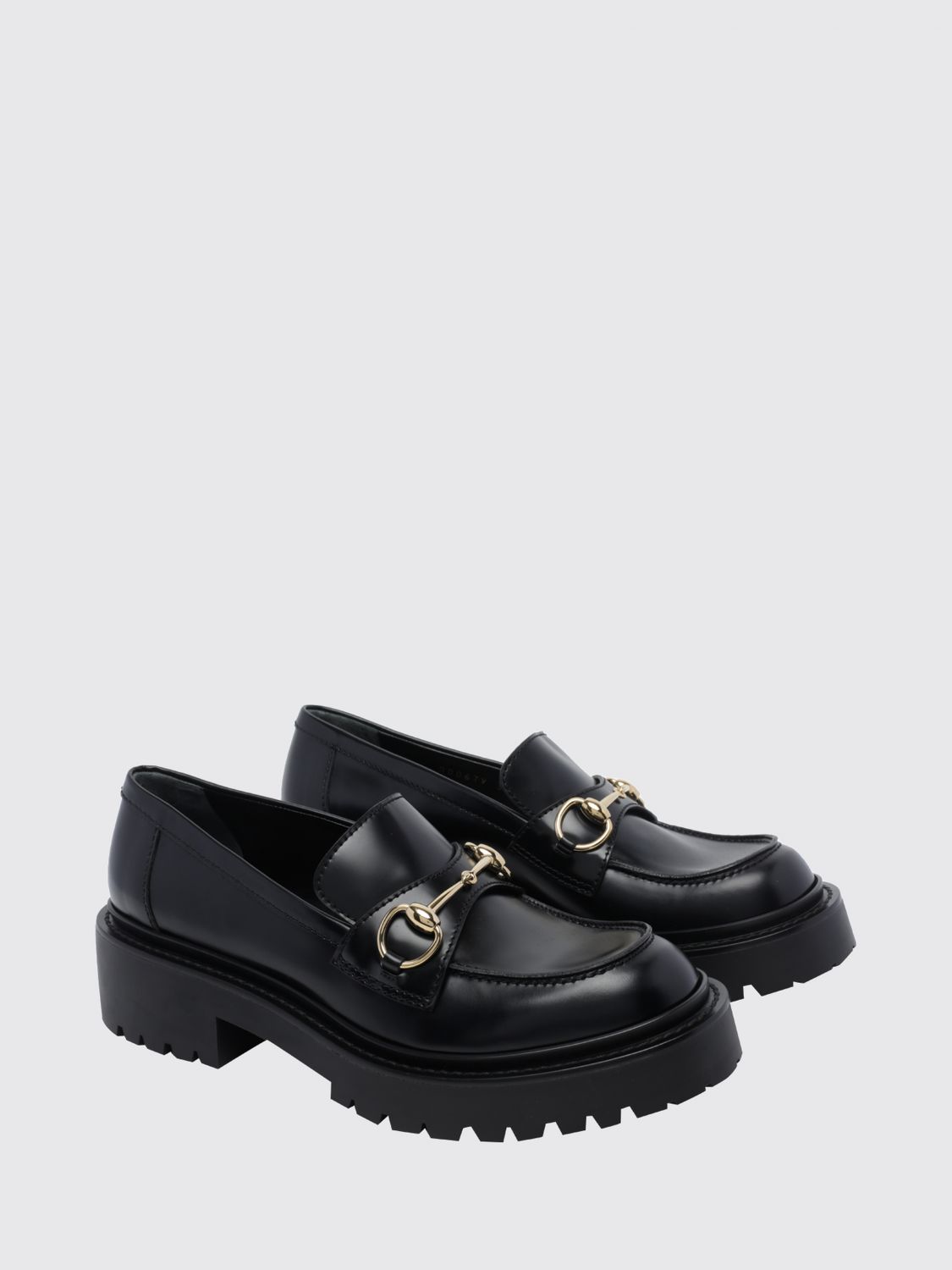 Gucci Women Gucci Horsebit Calfskin Loafers With Notched Sole GUCCI