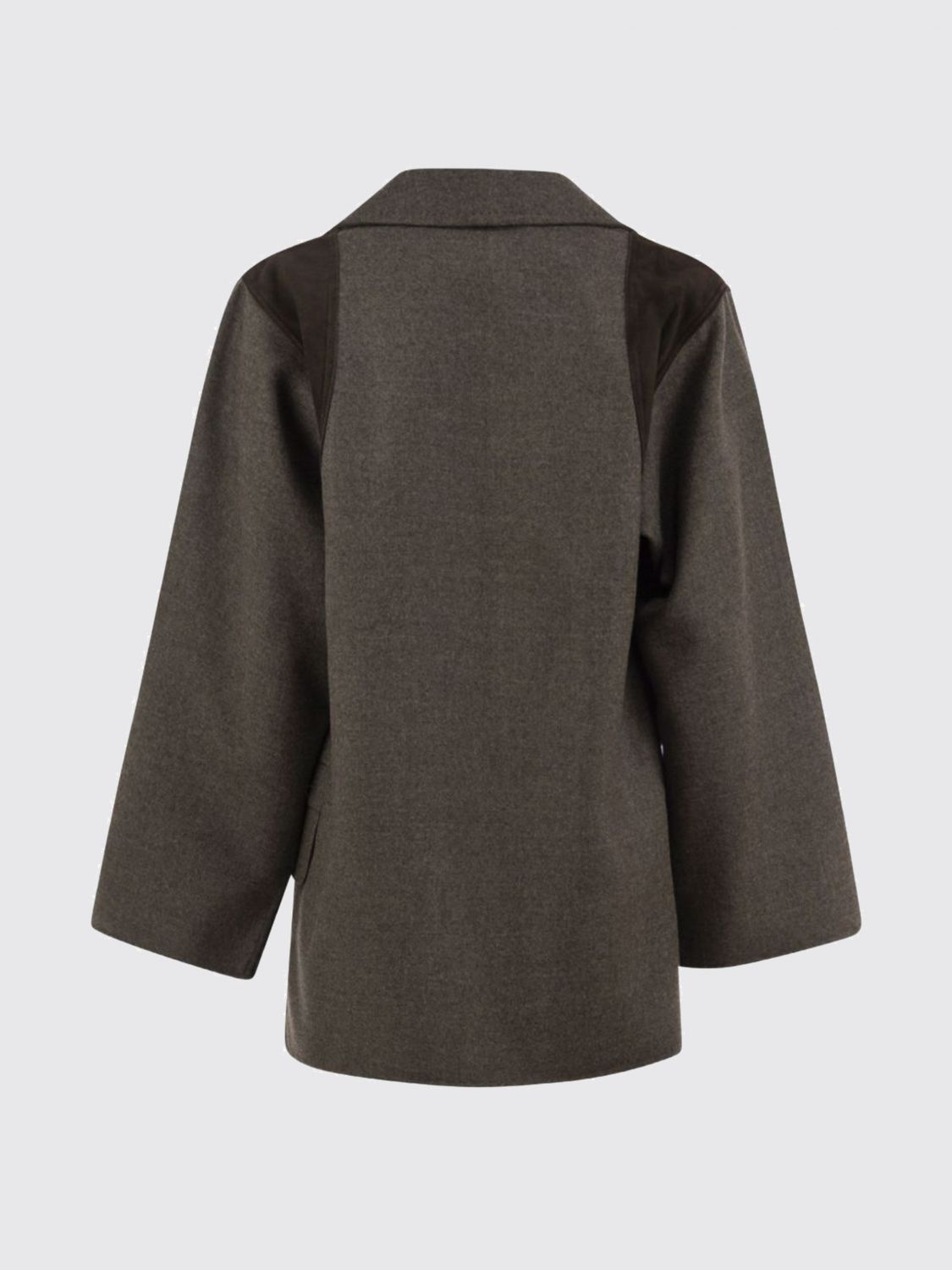Max Mara Women Max Mara Single-Breasted Virgin Wool Blazer With Dropped Shoulders And Lapels MAX MARA