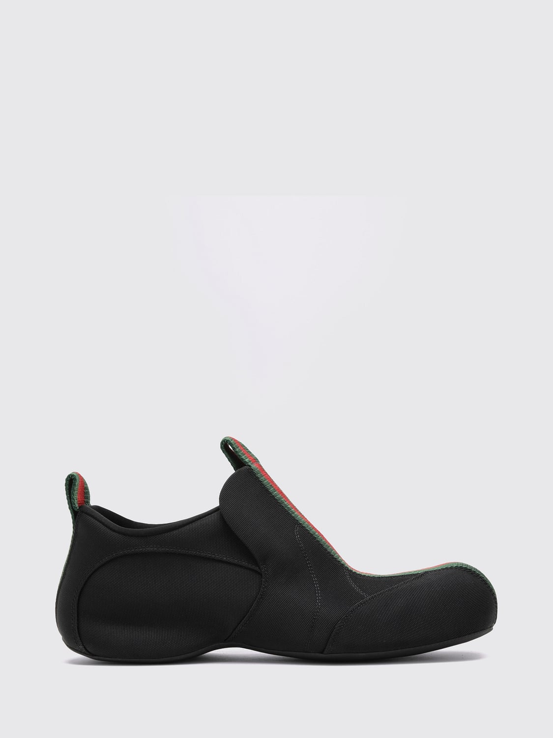 Gucci Men Gucci Drip Nylon And Mesh Slip-On Trainers With Web Stripe Motif GUCCI