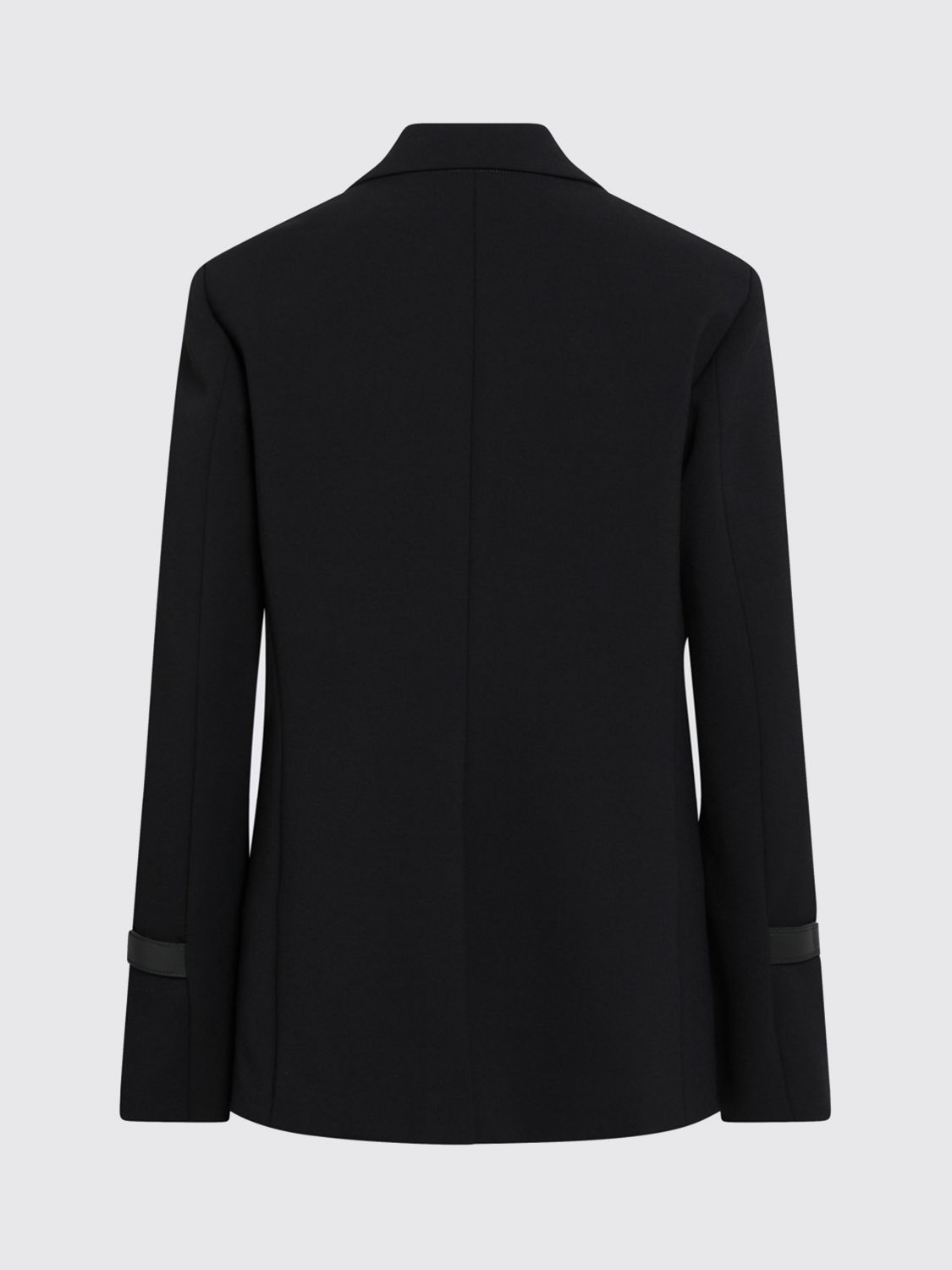 Loewe Women Loewe Cropped Single-Breasted Wool-Blend Blazer With Lapel Collar LOEWE