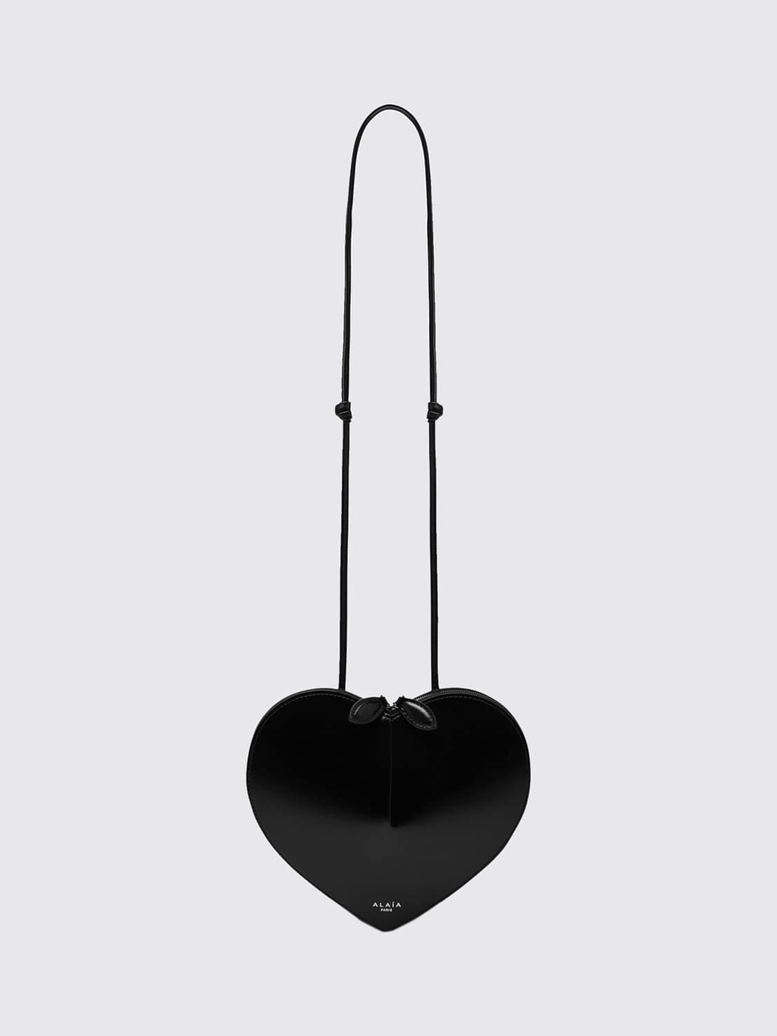 Alaia Women Alaia Le Cœur Heart-Shaped Calfskin Mini Crossbody Bag ALAIA