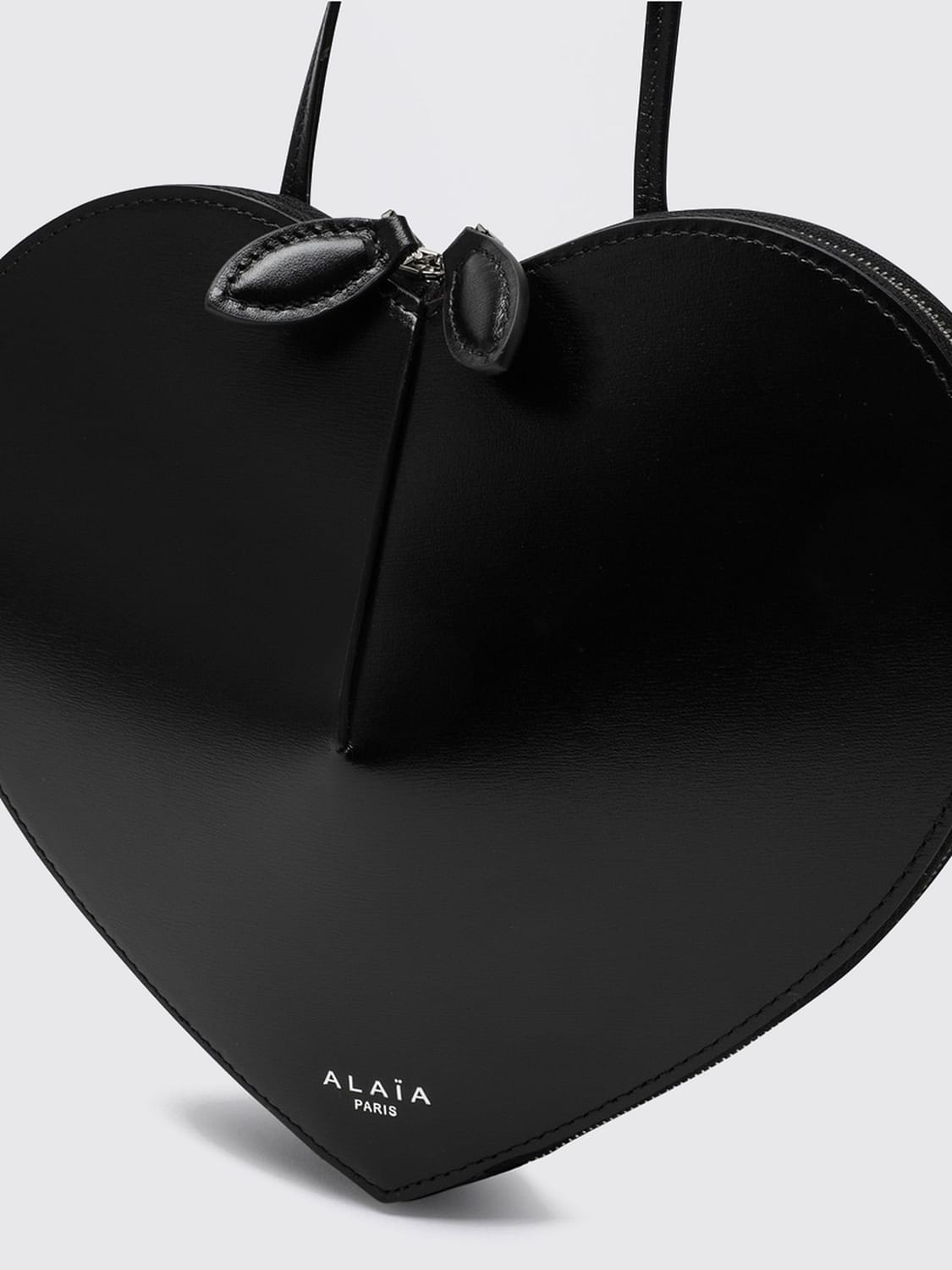 Alaia Women Alaia Le Cœur Heart-Shaped Calfskin Mini Crossbody Bag ALAIA