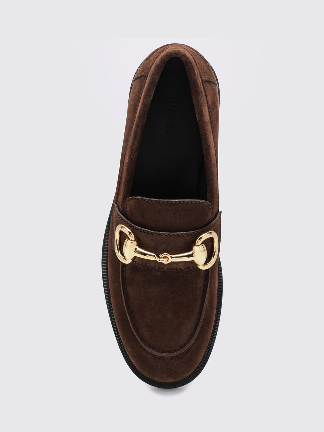 Gucci Women Boulevard Suede Penny Loafers Gucci With Horsebit Detail GUCCI