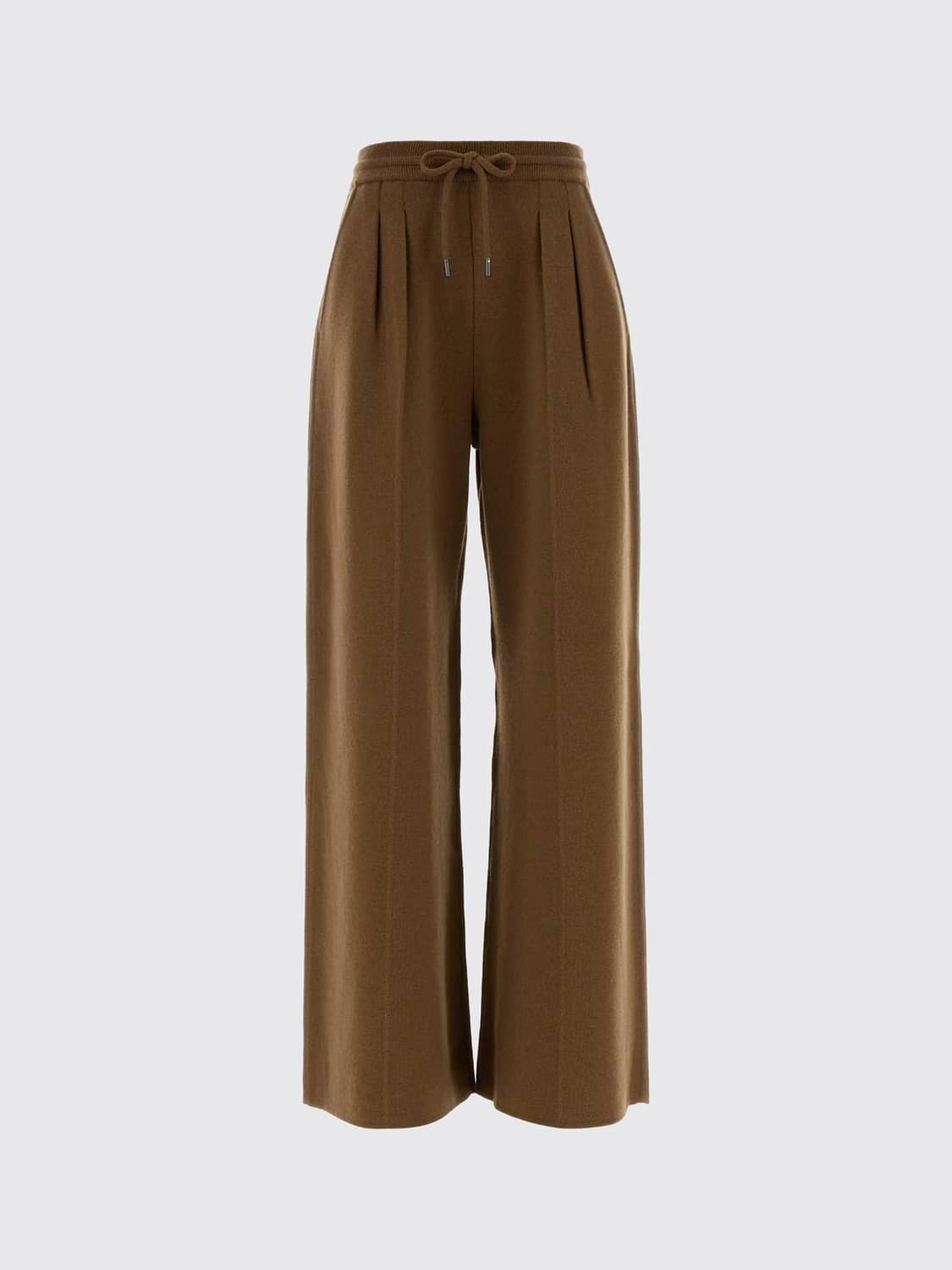 Max Mara Women Max Mara High-Waisted Wool And Cashmere Knit Trousers MAX MARA