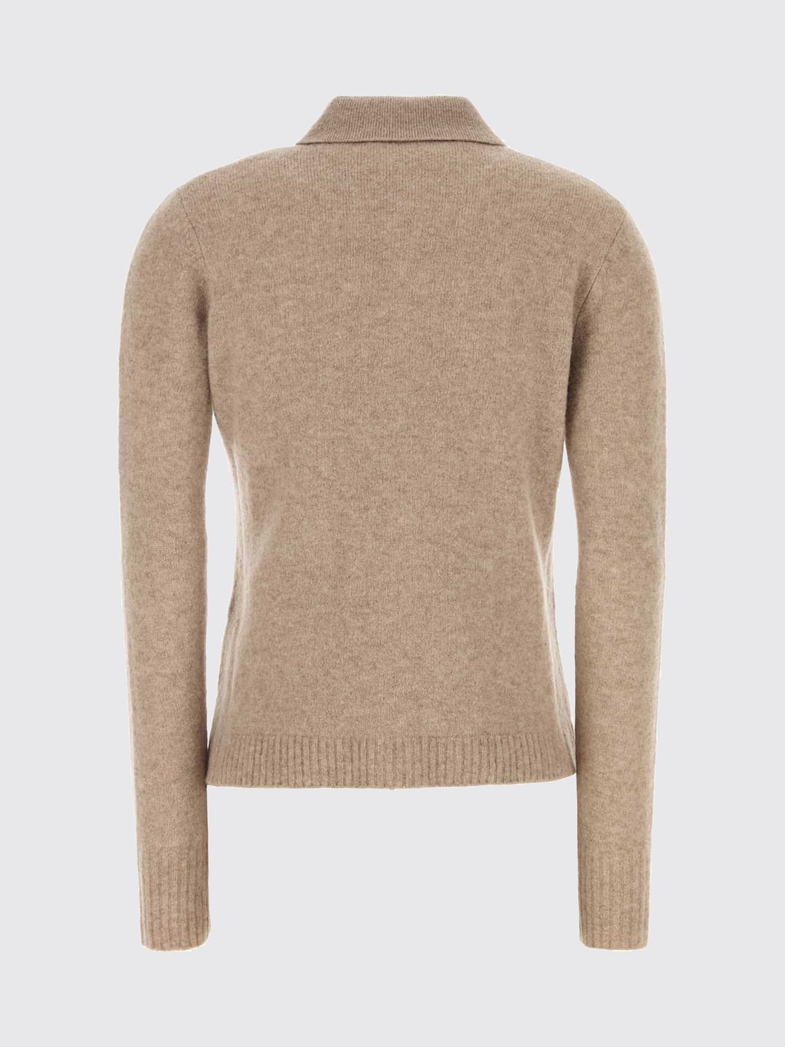 Max Mara Women Polo-Style Max Mara Cardigan In Cashmere Blend With Ribbed Trims MAX MARA