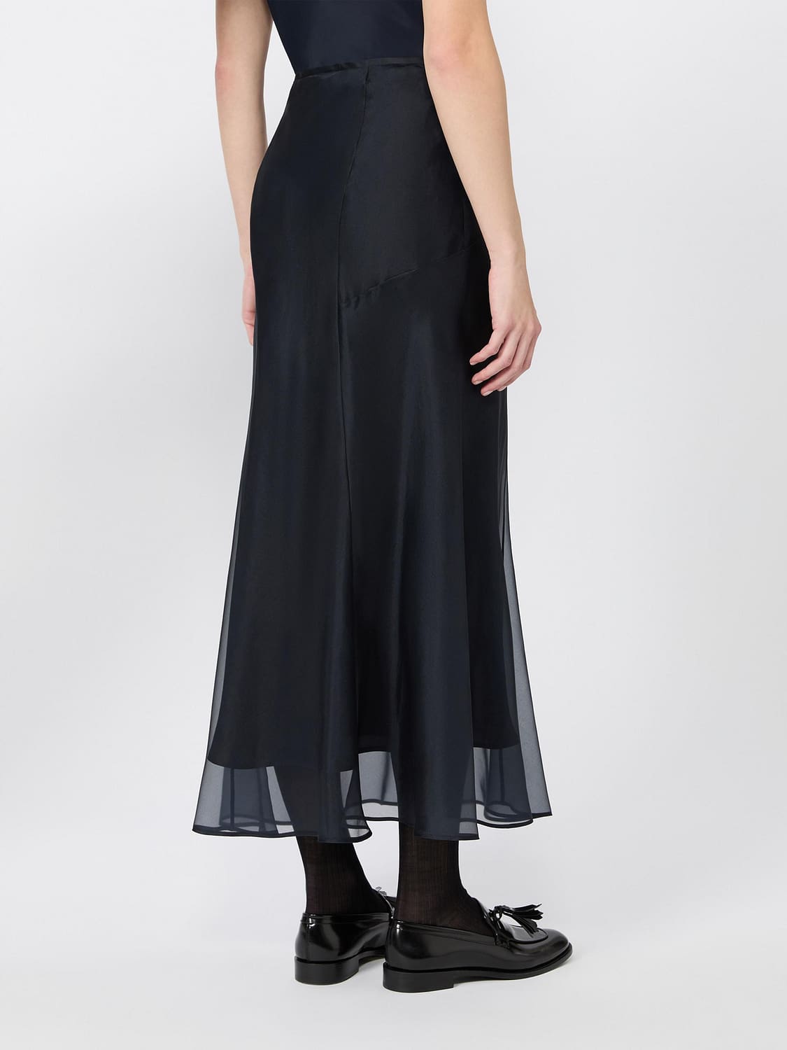 Max Mara Women High-Waisted Silk Midi Pencil Skirt Max Mara With A Slim Fit MAX MARA