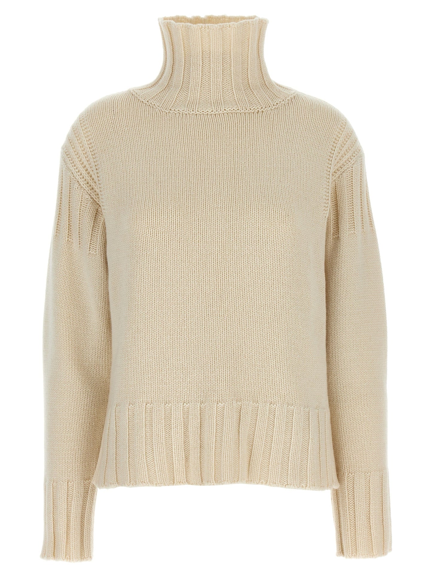 Jil Sander Women Ribbed Detail Sweater JIL SANDER