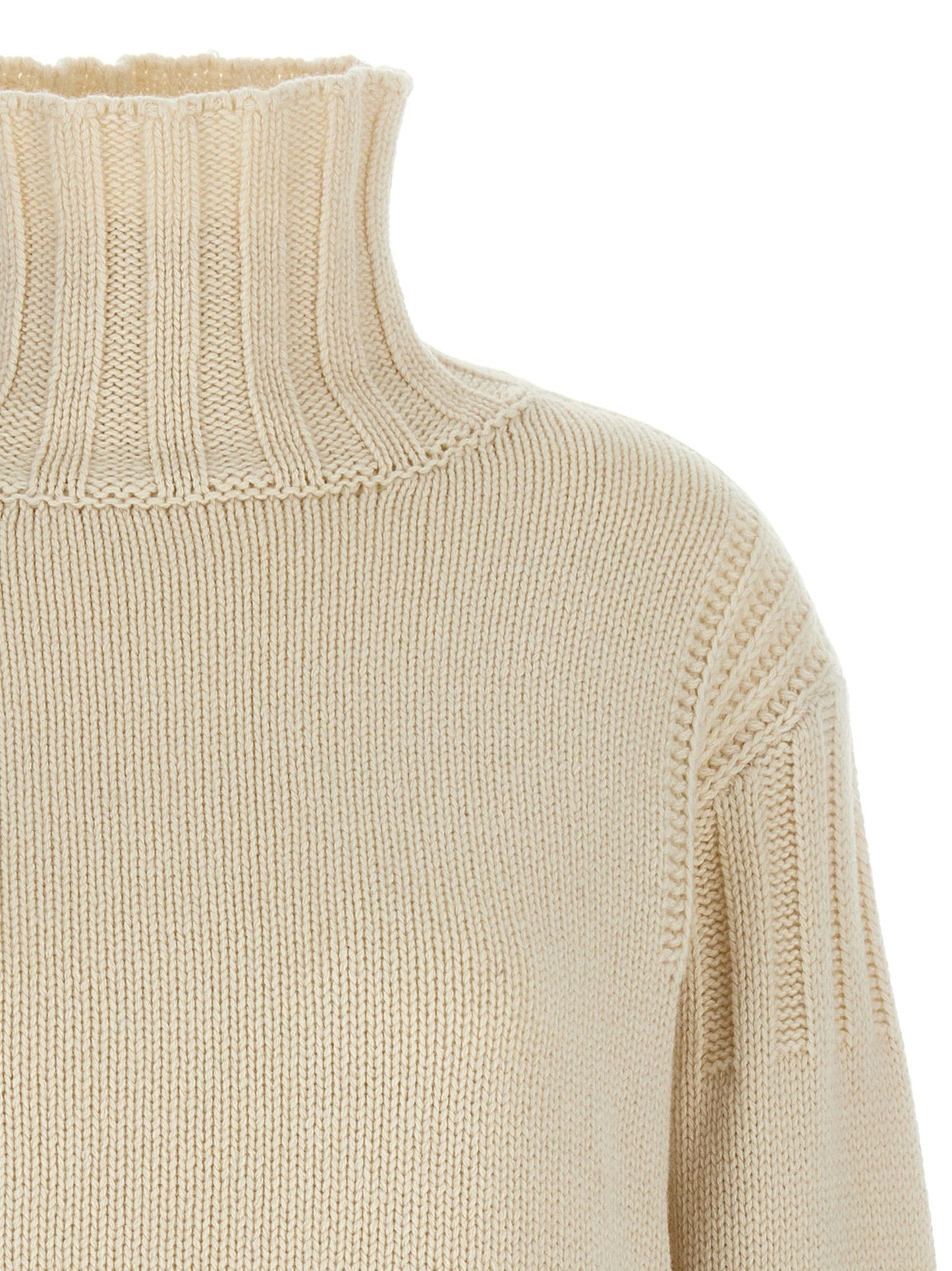 Jil Sander Women Ribbed Detail Sweater JIL SANDER