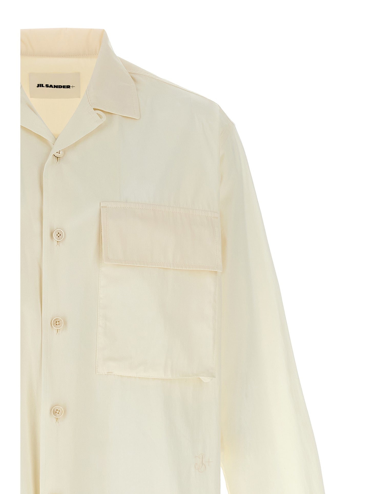 Jil Sander Men Logo Embroidery Shirt JIL SANDER