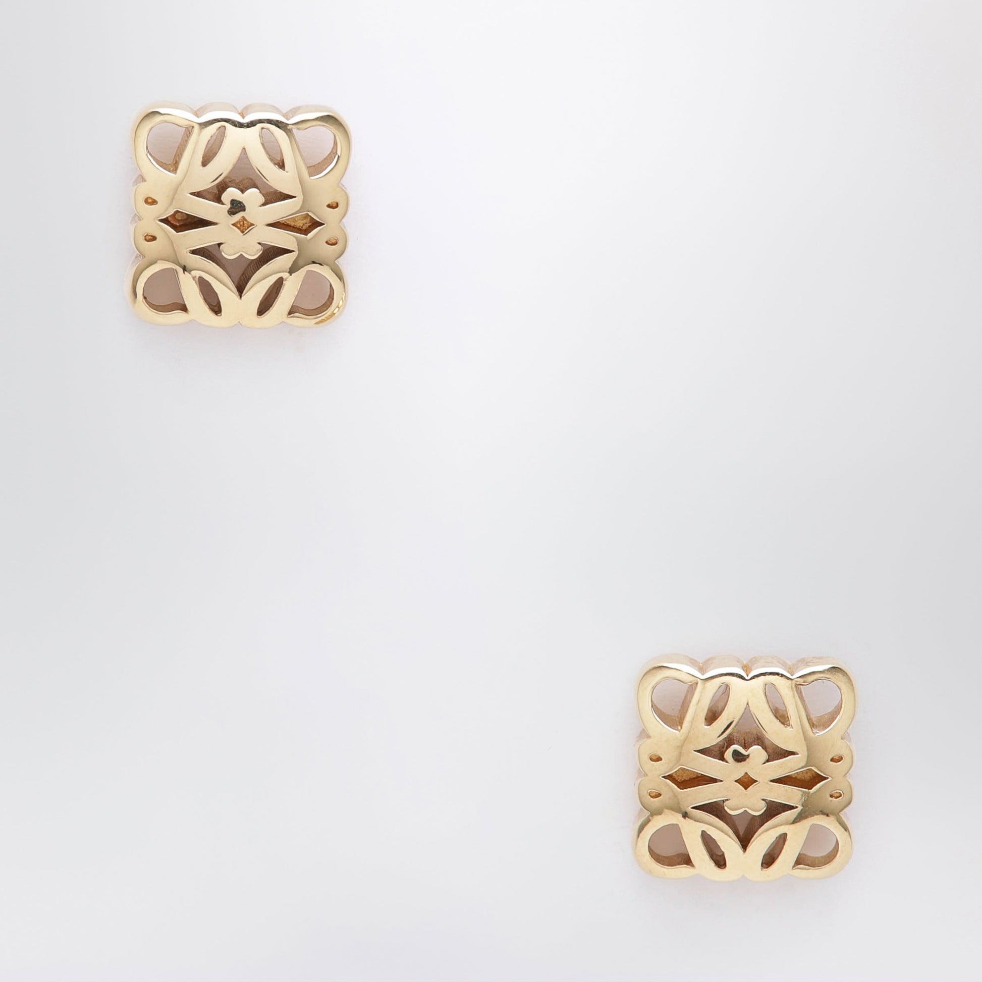 Loewe Gold-Tone Anagram Bombe Stud Earrings Women LOEWE