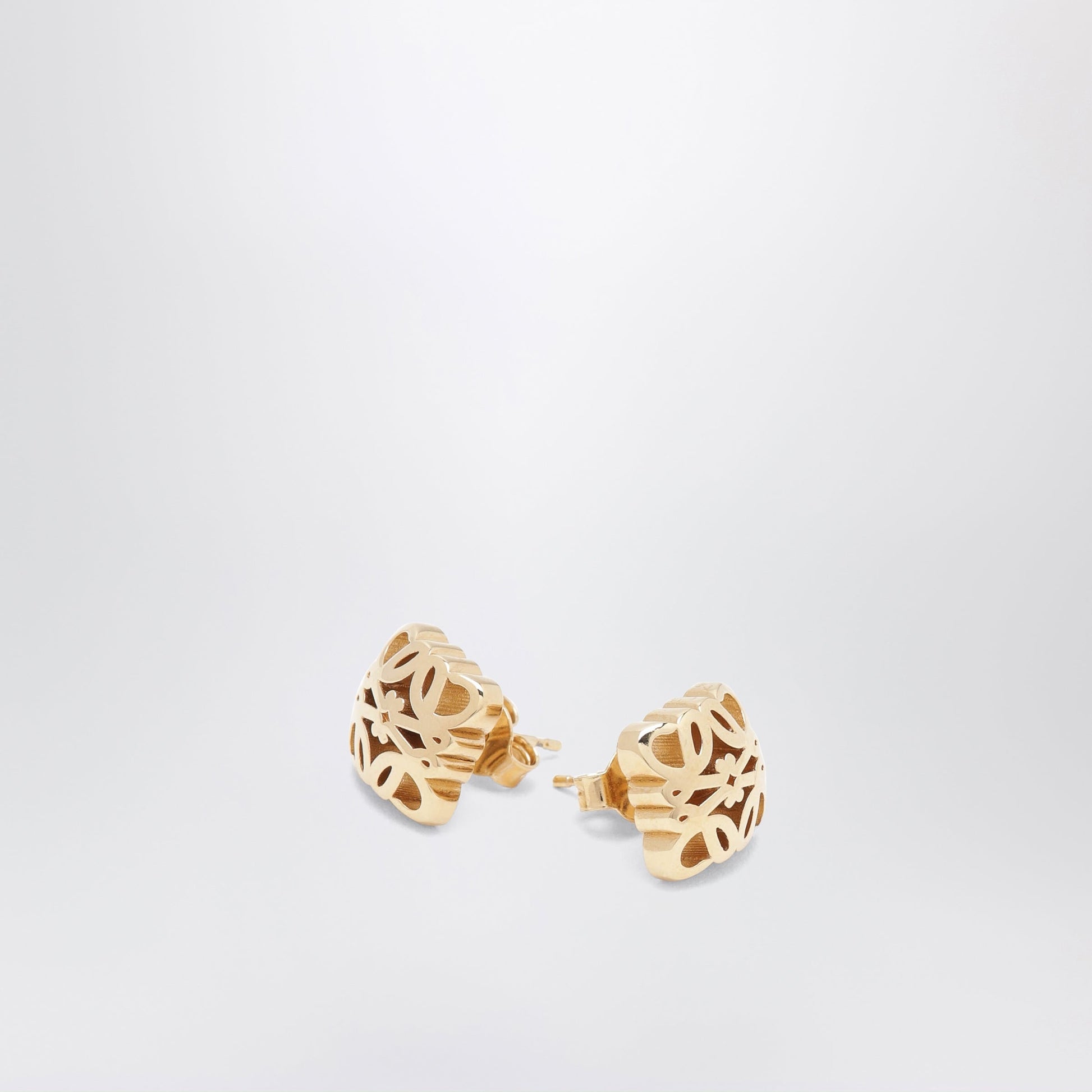 Loewe Gold-Tone Anagram Bombe Stud Earrings Women LOEWE