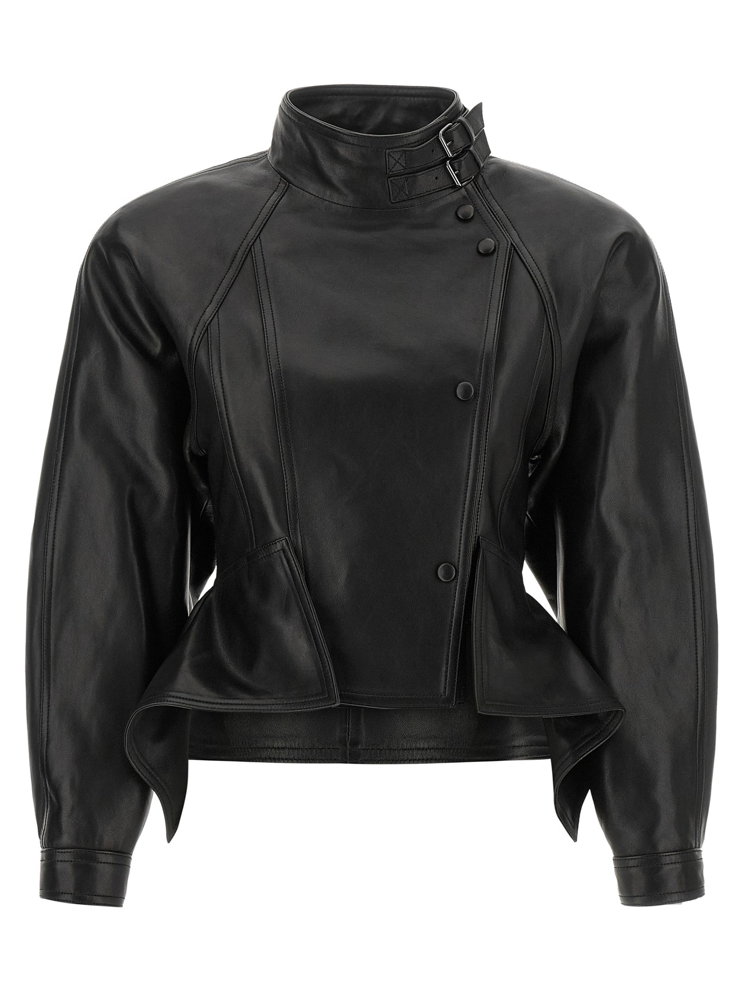 Balmain Women 'Iconica' Leather Jacket BALMAIN
