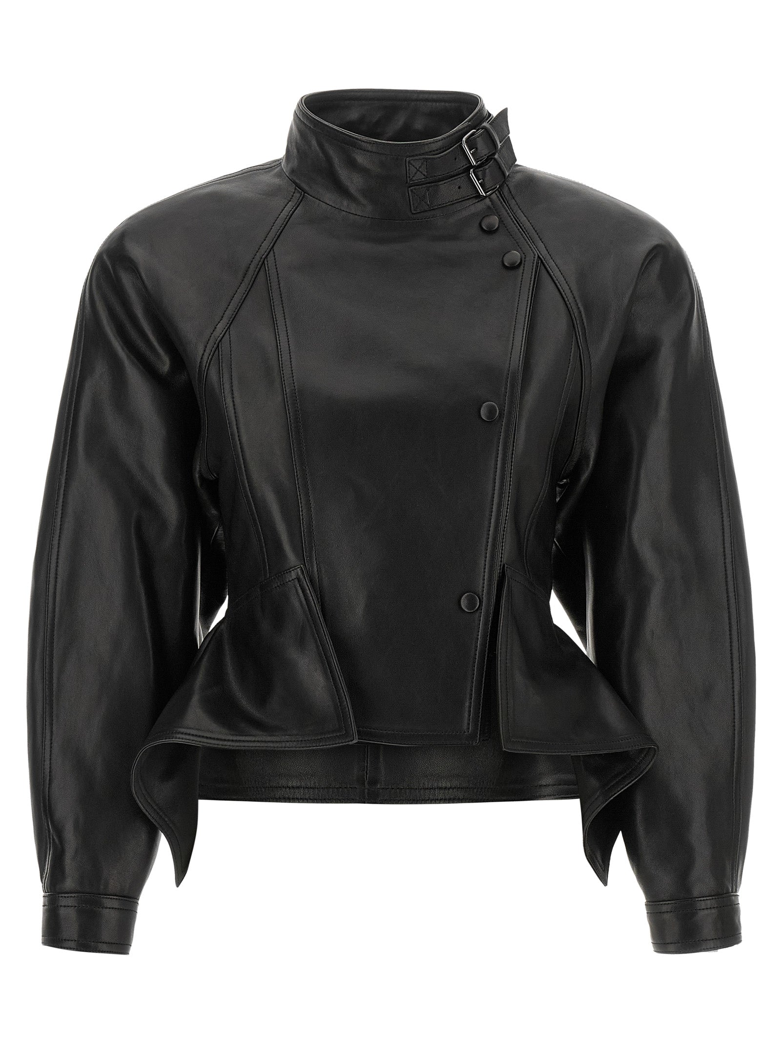 Balmain Women 'Iconica' Leather Jacket BALMAIN