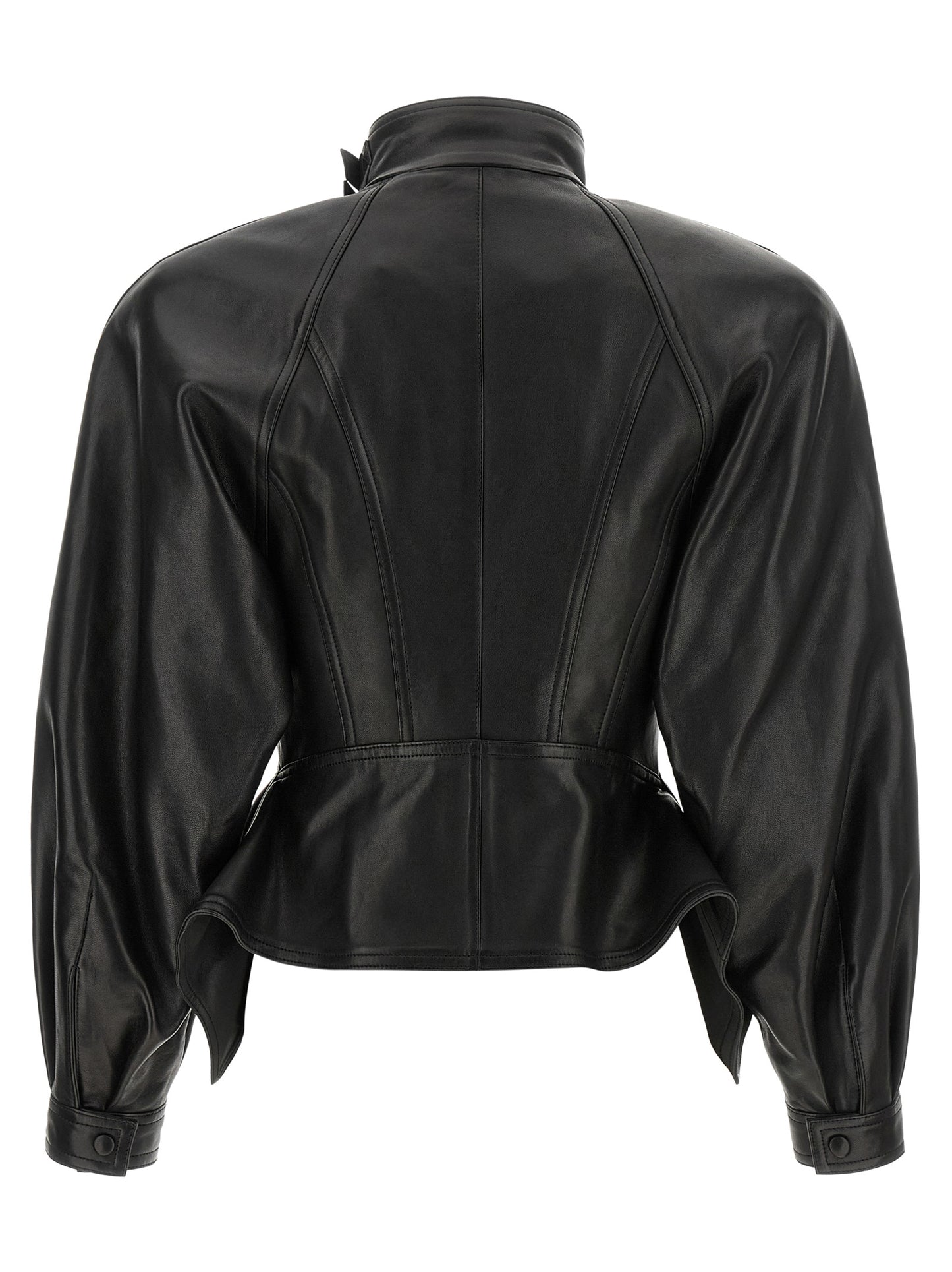 Balmain Women 'Iconica' Leather Jacket BALMAIN