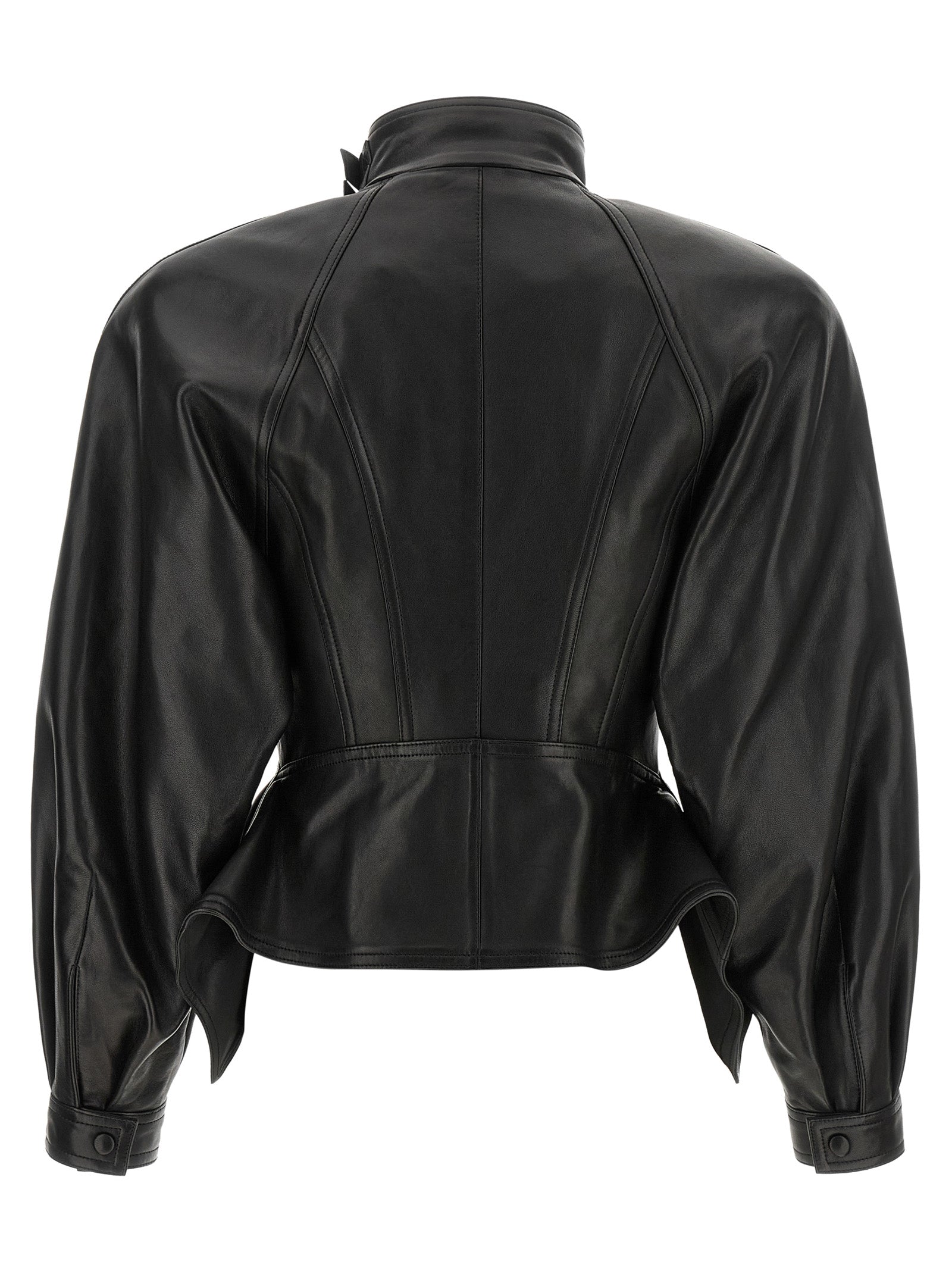 Balmain Women 'Iconica' Leather Jacket BALMAIN