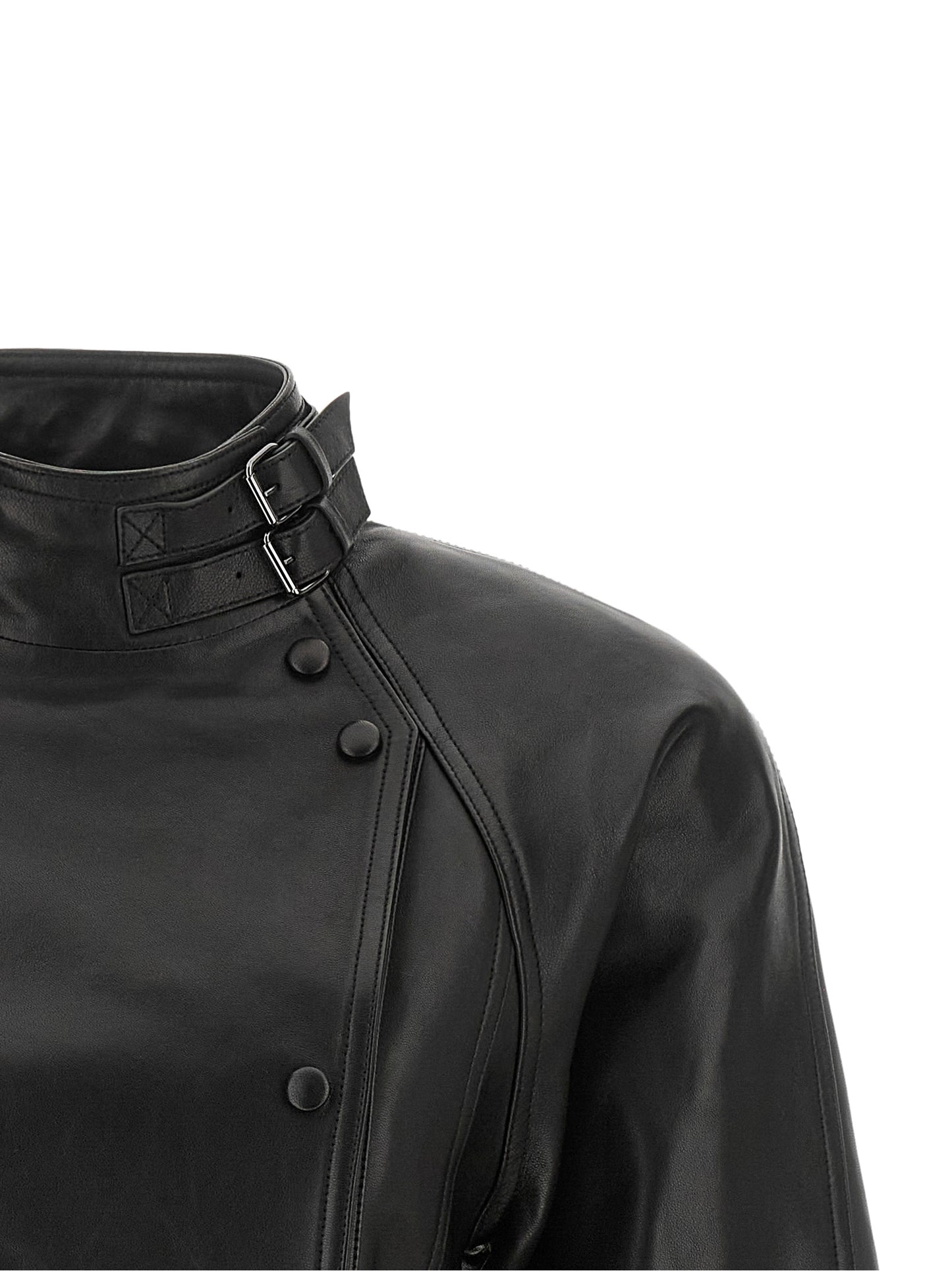 Balmain Women 'Iconica' Leather Jacket BALMAIN