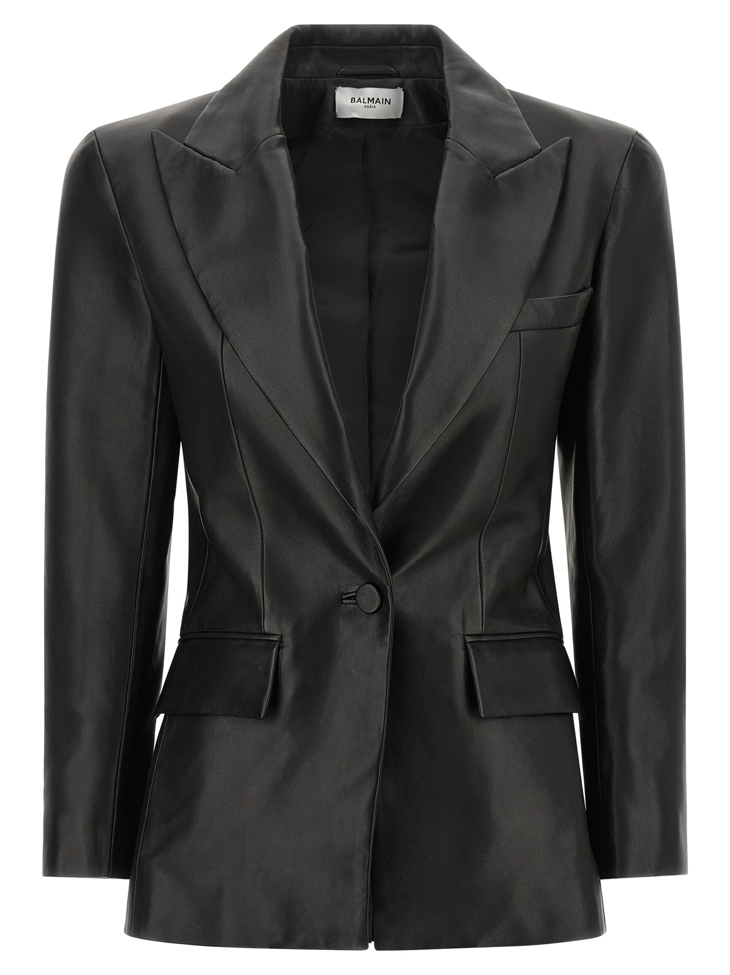 Balmain Women Leather Blazer BALMAIN
