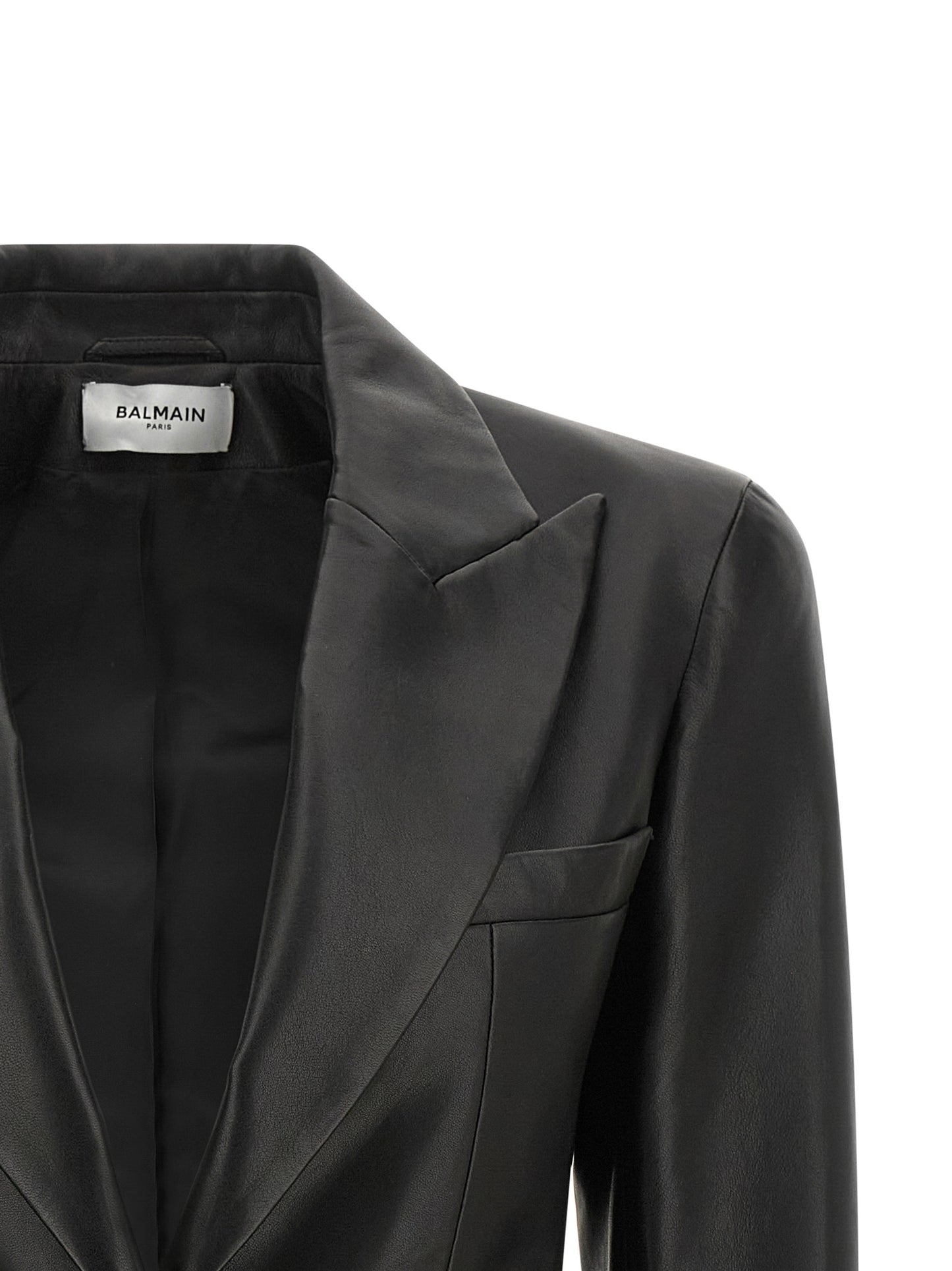 Balmain Women Leather Blazer BALMAIN