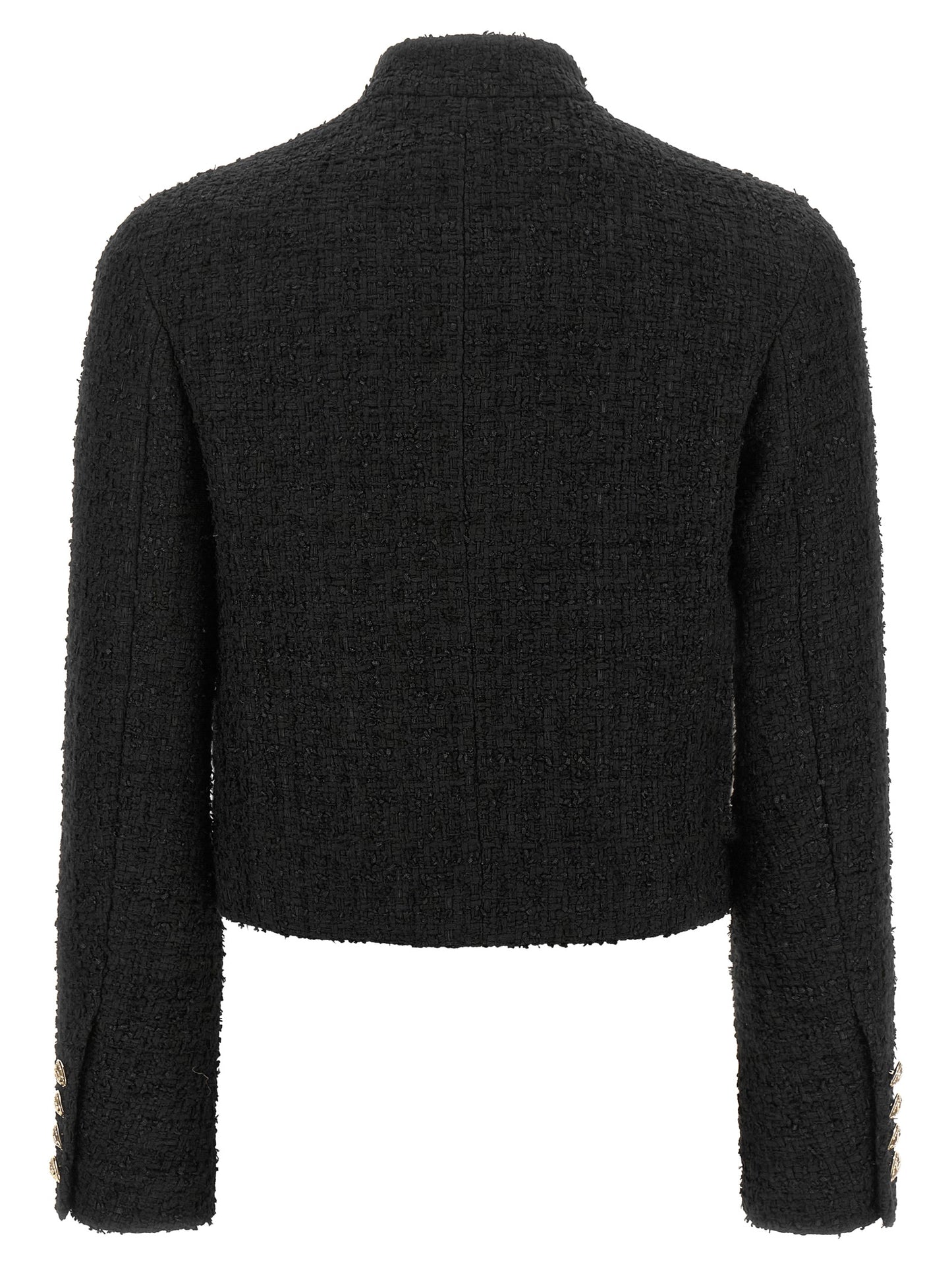 Balmain Women Double-Breasted Tweed Short Jacket BALMAIN