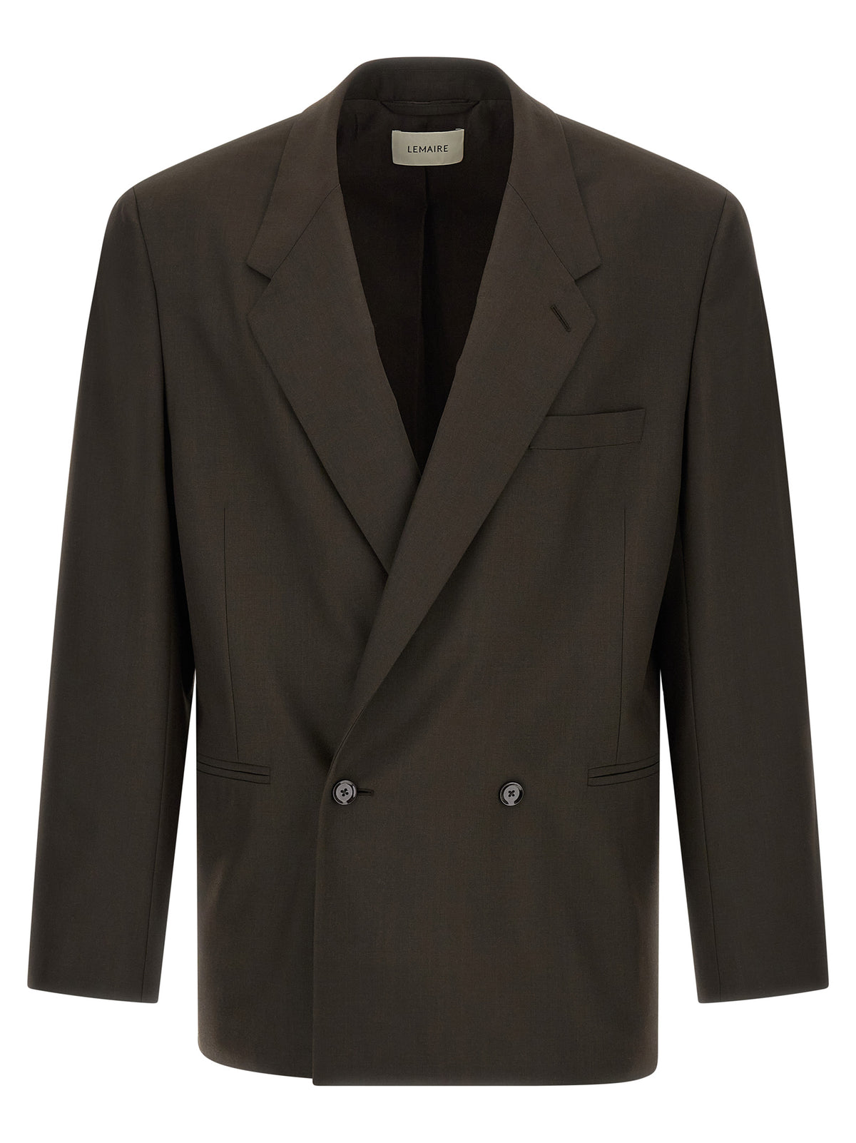 Lemaire Men Tropical Wool Double-Breasted Blazer LEMAIRE